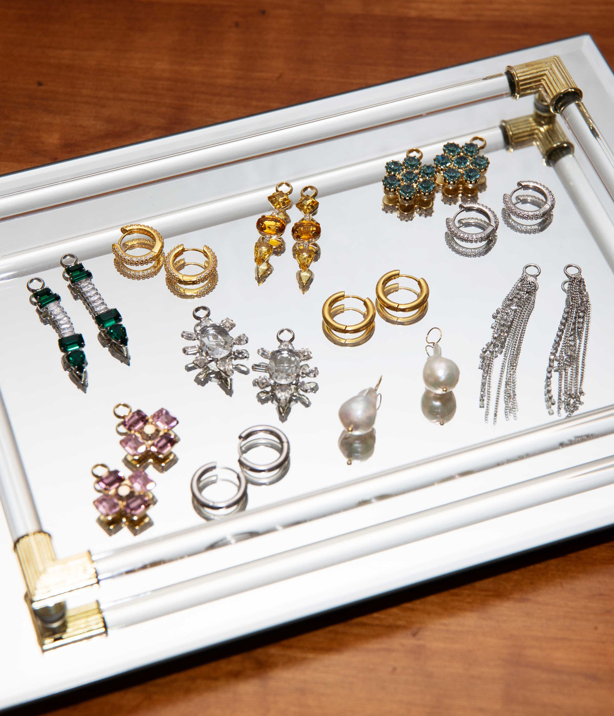 Huggie Hoops in Silver - Loren Hope
