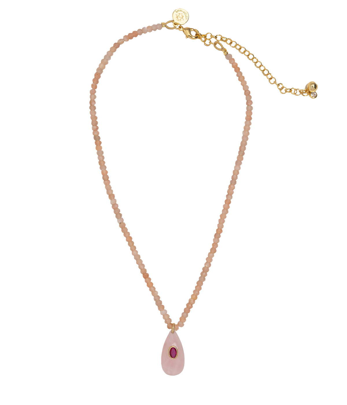 Adoria Necklace in Pink - Loren Hope