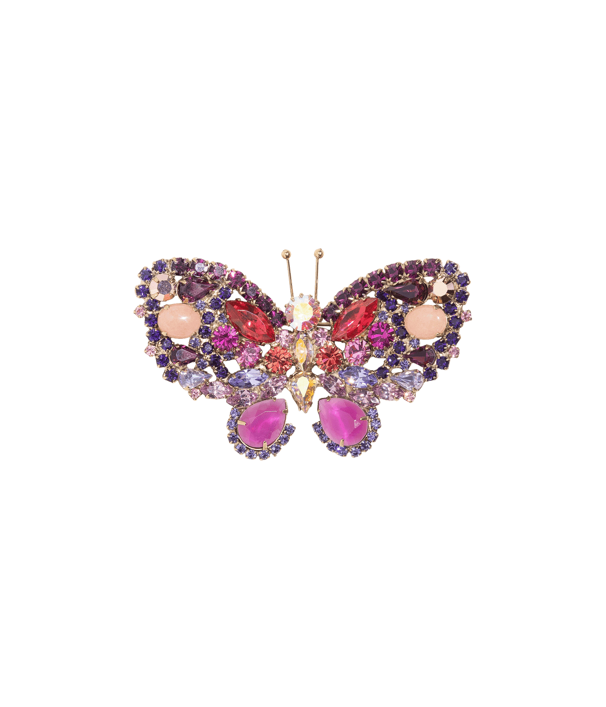Medium Butterfly in Rose / Amethyst / Padparadscha
