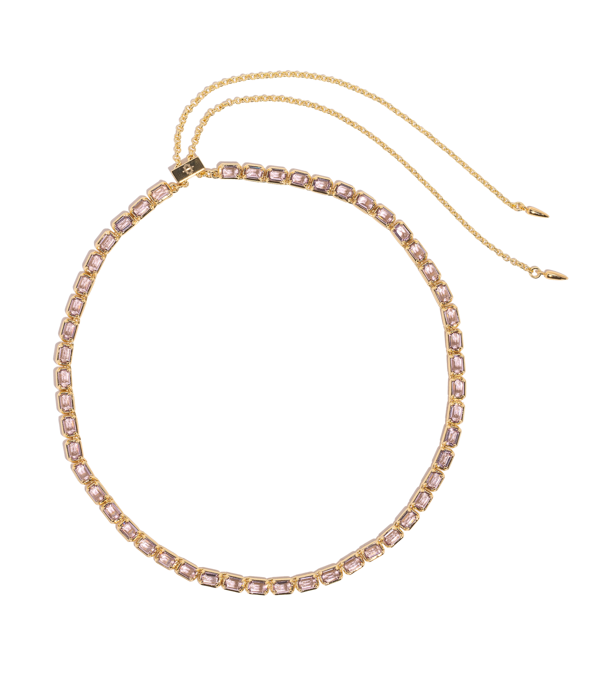 Liza Slider Necklace in Rosaline - Loren Hope