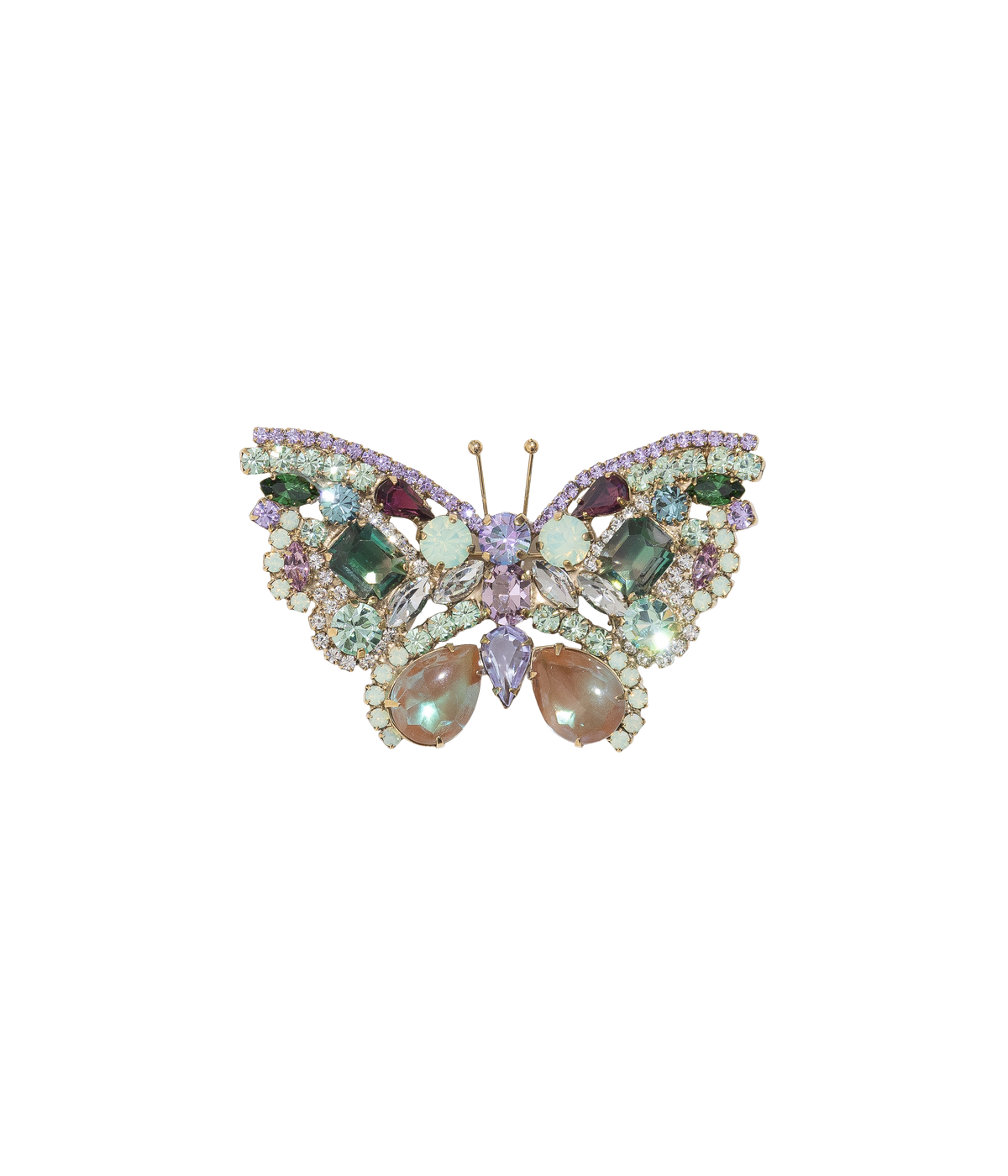 Medium Butterfly in Chrysolite Opal / Light Amethyst / Violet