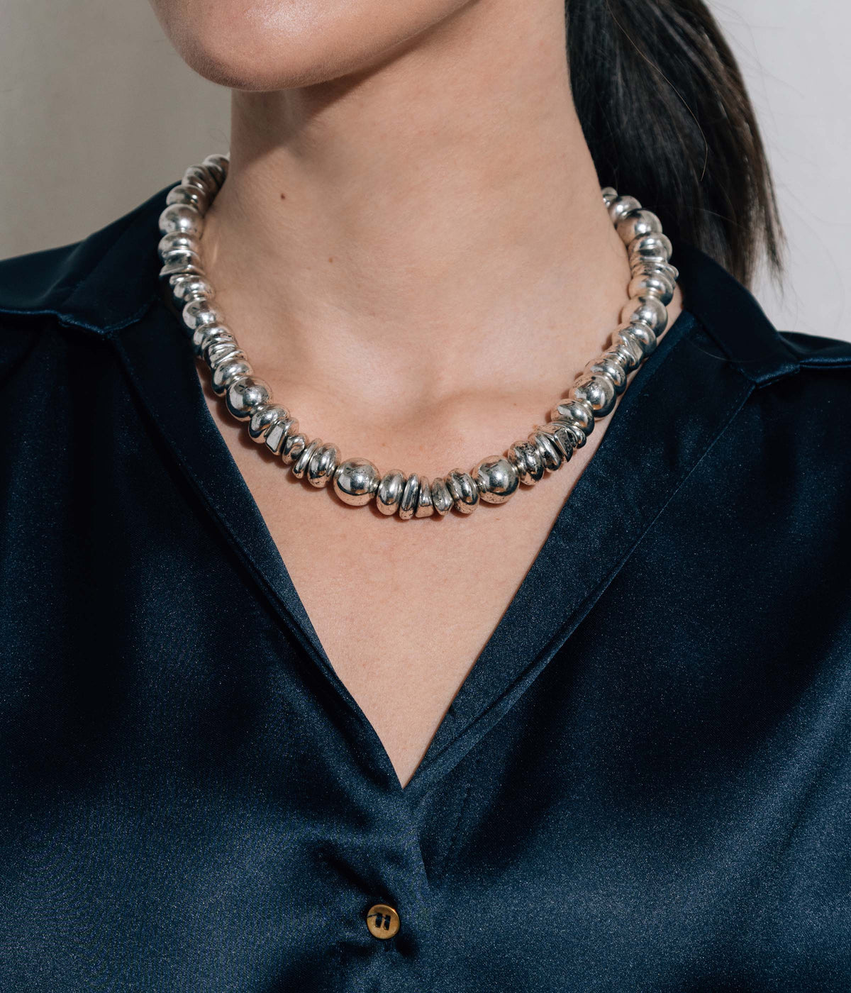 Solene Necklace in Silver - Loren Hope