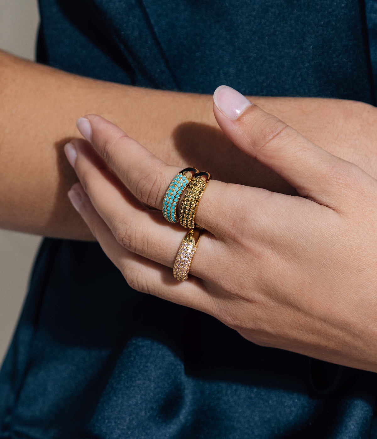 Veyra Ring in Gold - Loren Hope