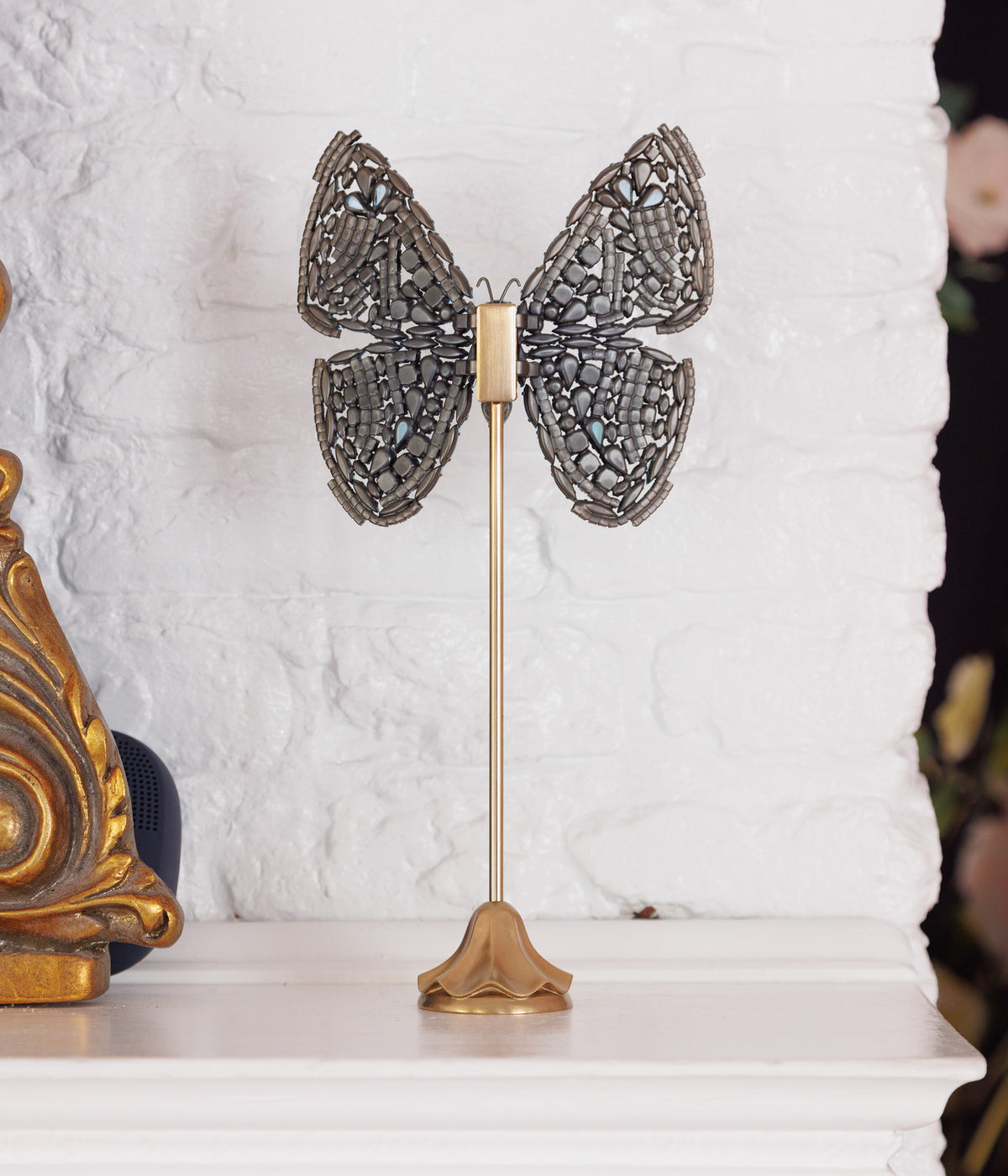 X-Large Empress Butterfly in Aqua Ombré - Loren Hope