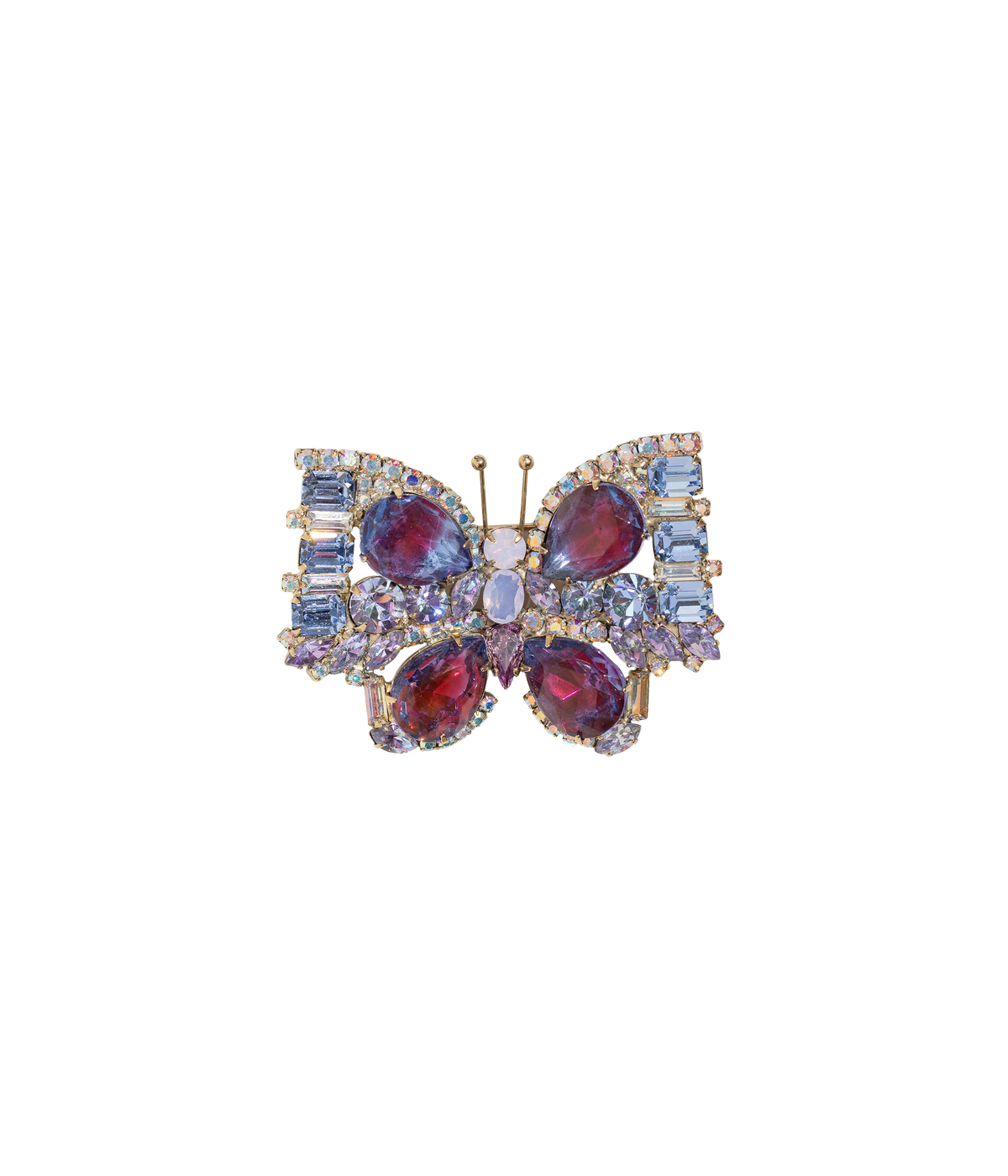 Small Butterfly in Light Sapphire / Crystal AB / Rose Opal - Loren Hope
