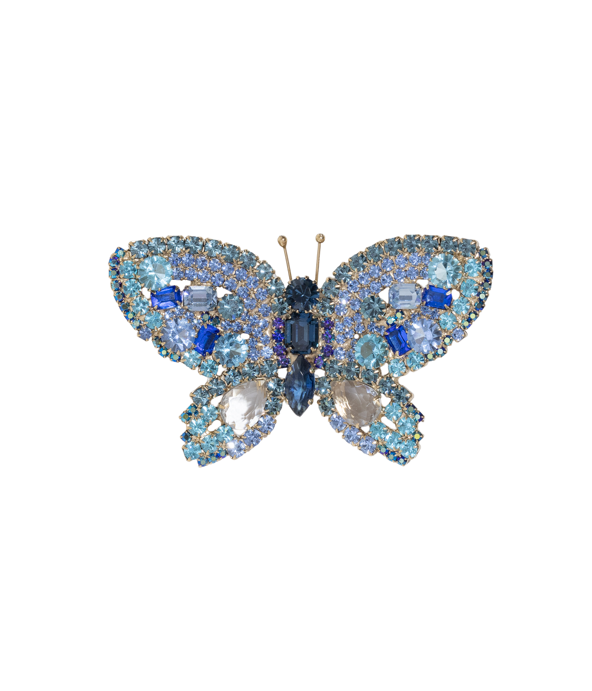 Large Butterfly in Smoked Sapphire / Montana / Light Sapphire