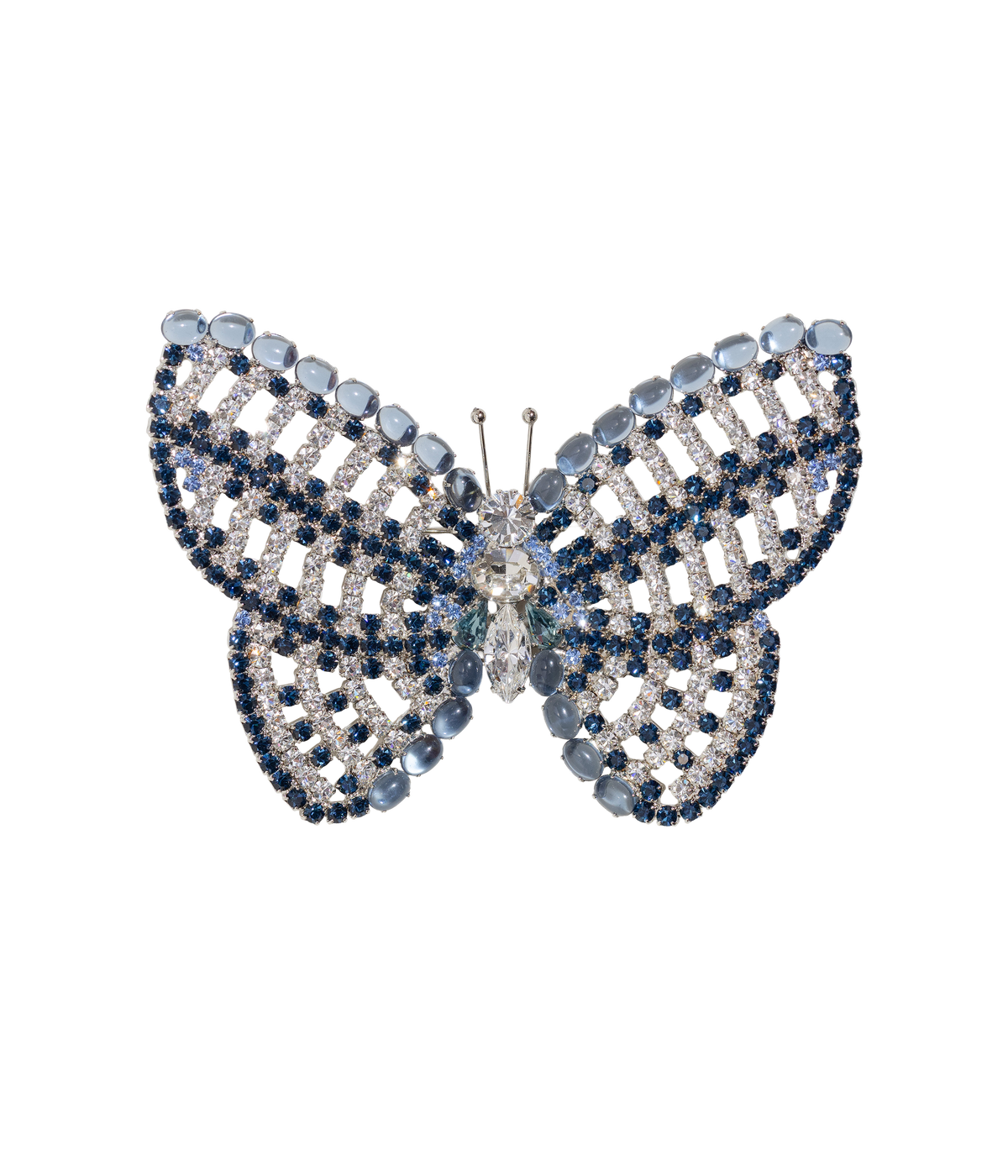 X-Large Butterfly in Crystal / Montana / Light Sapphire - Loren Hope