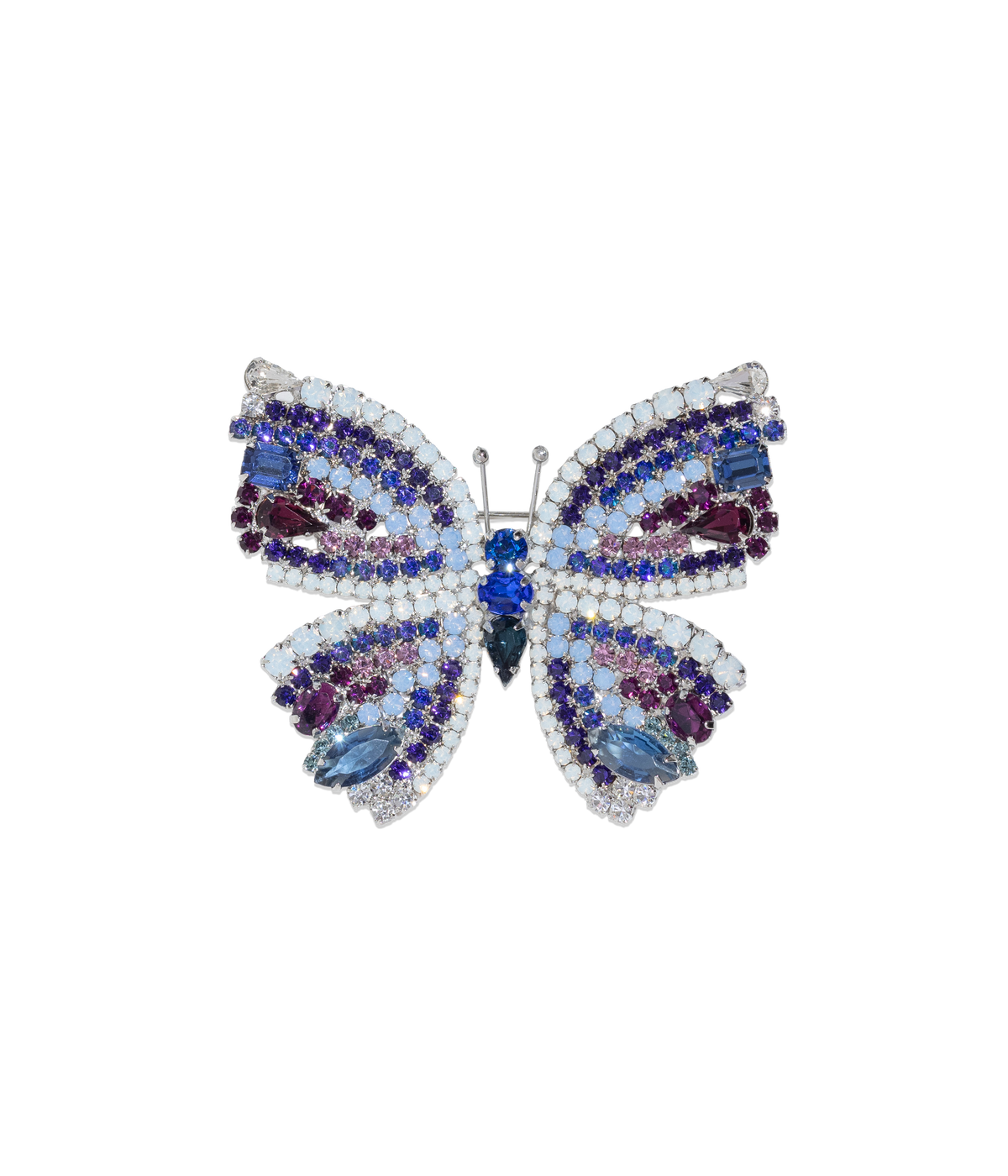 Large Butterfly in Montana / White Opal / Amethyst