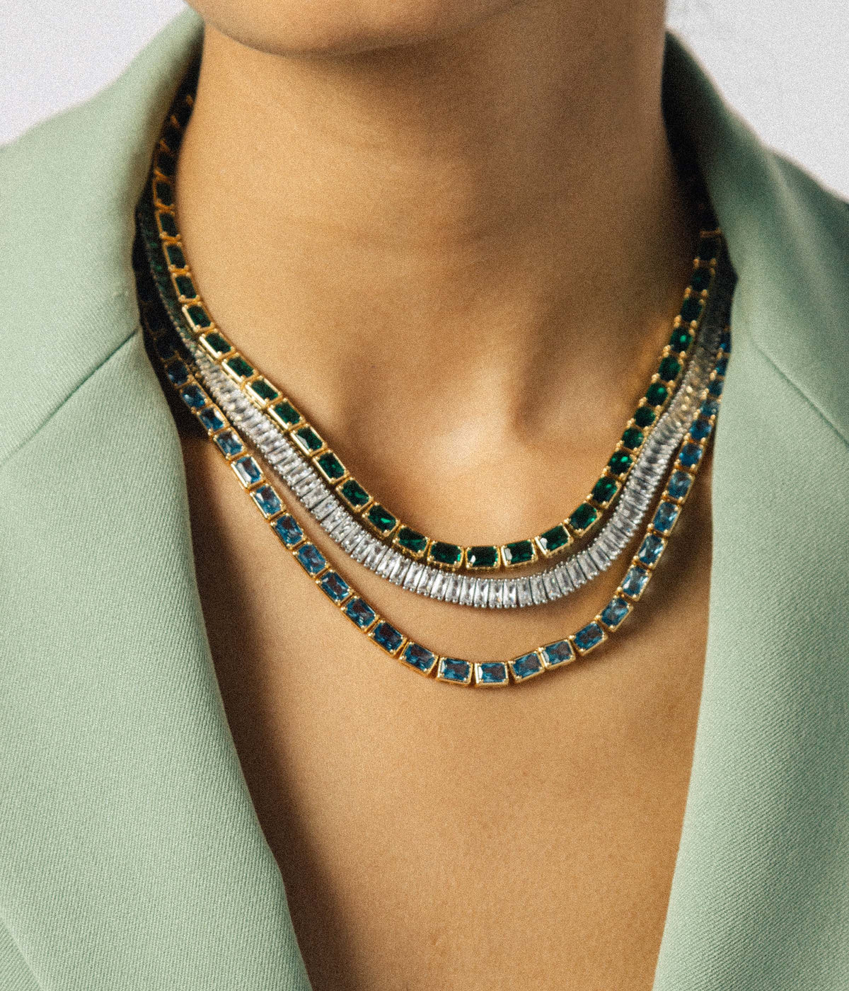 Alice Tennis Slider Necklace - Loren Hope