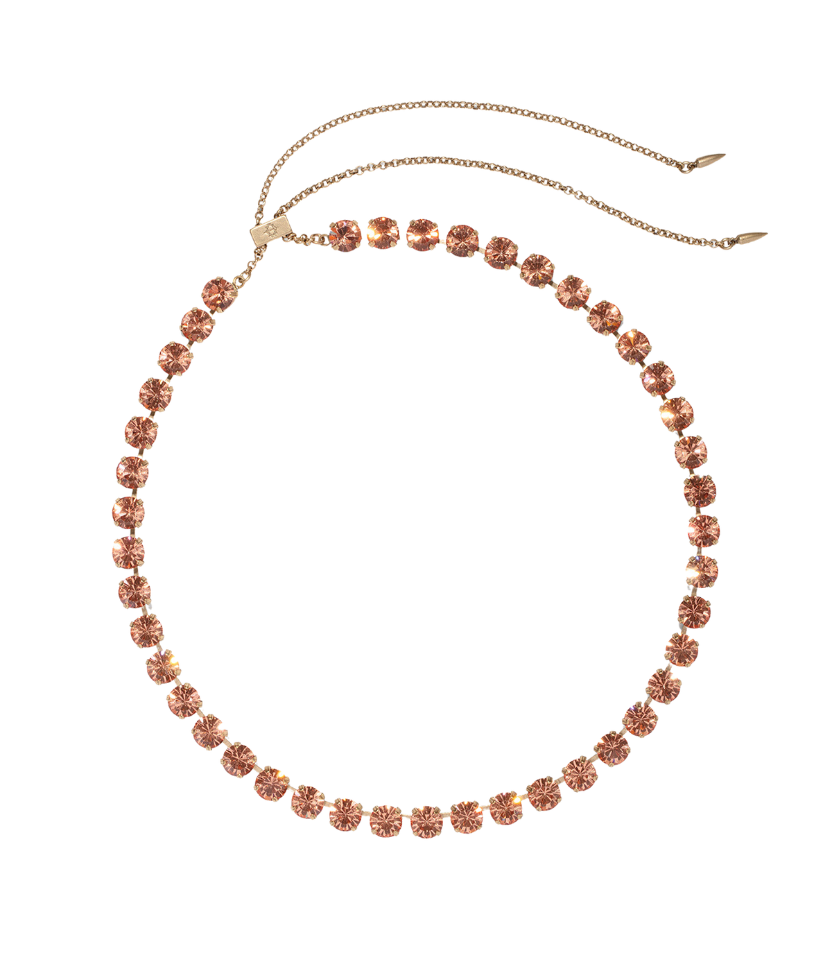 Arista Slider Necklace in Apricot - Loren Hope