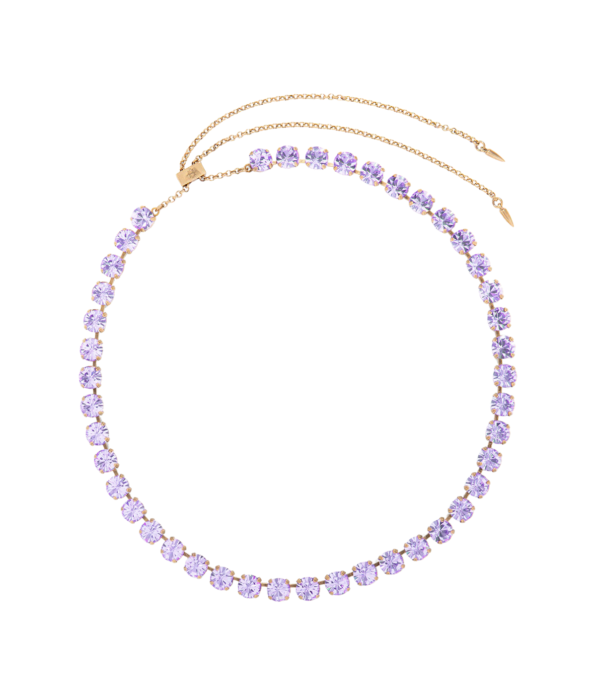 Arista Slider Necklace in Violet - Loren Hope