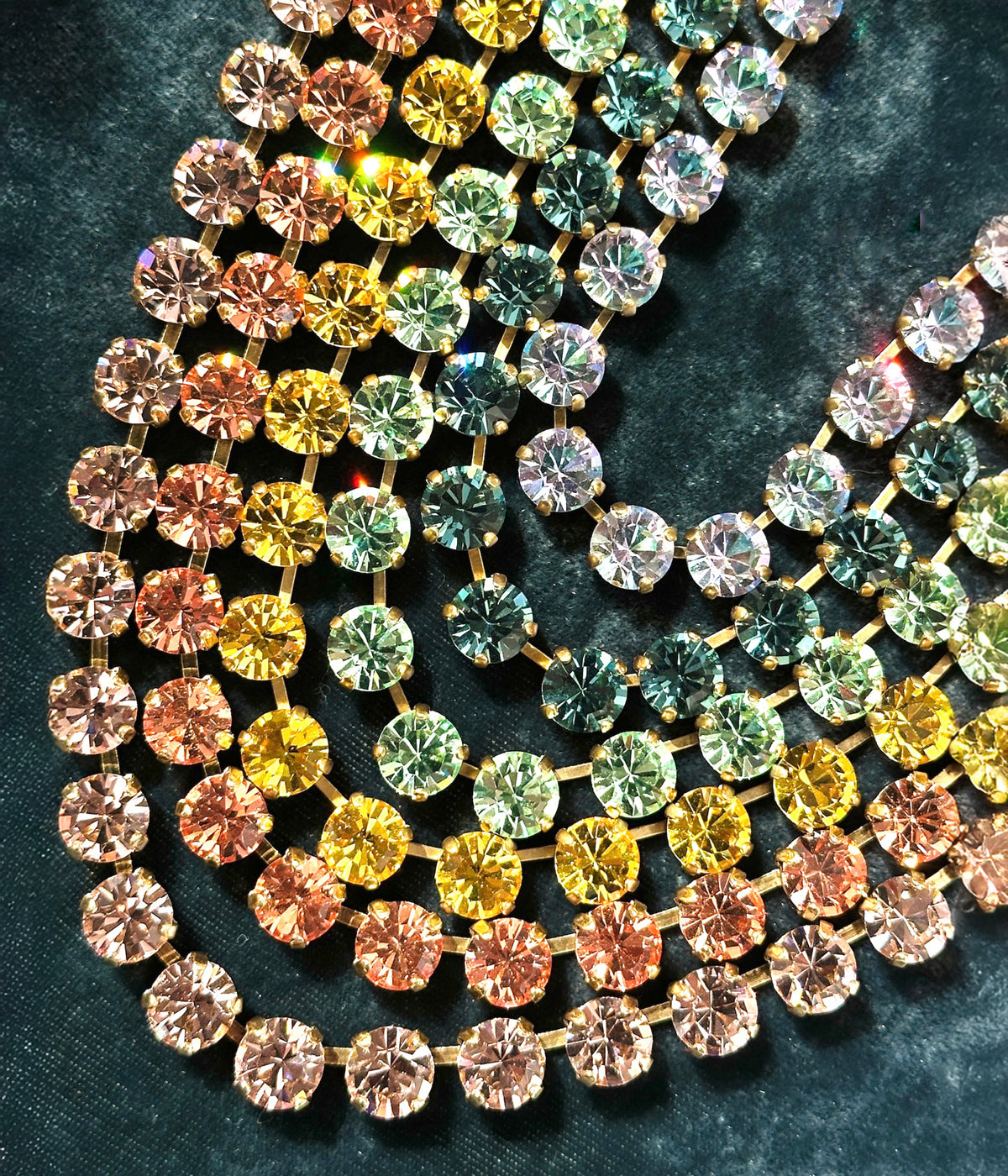 Arista Slider Necklace in Apricot - Loren Hope