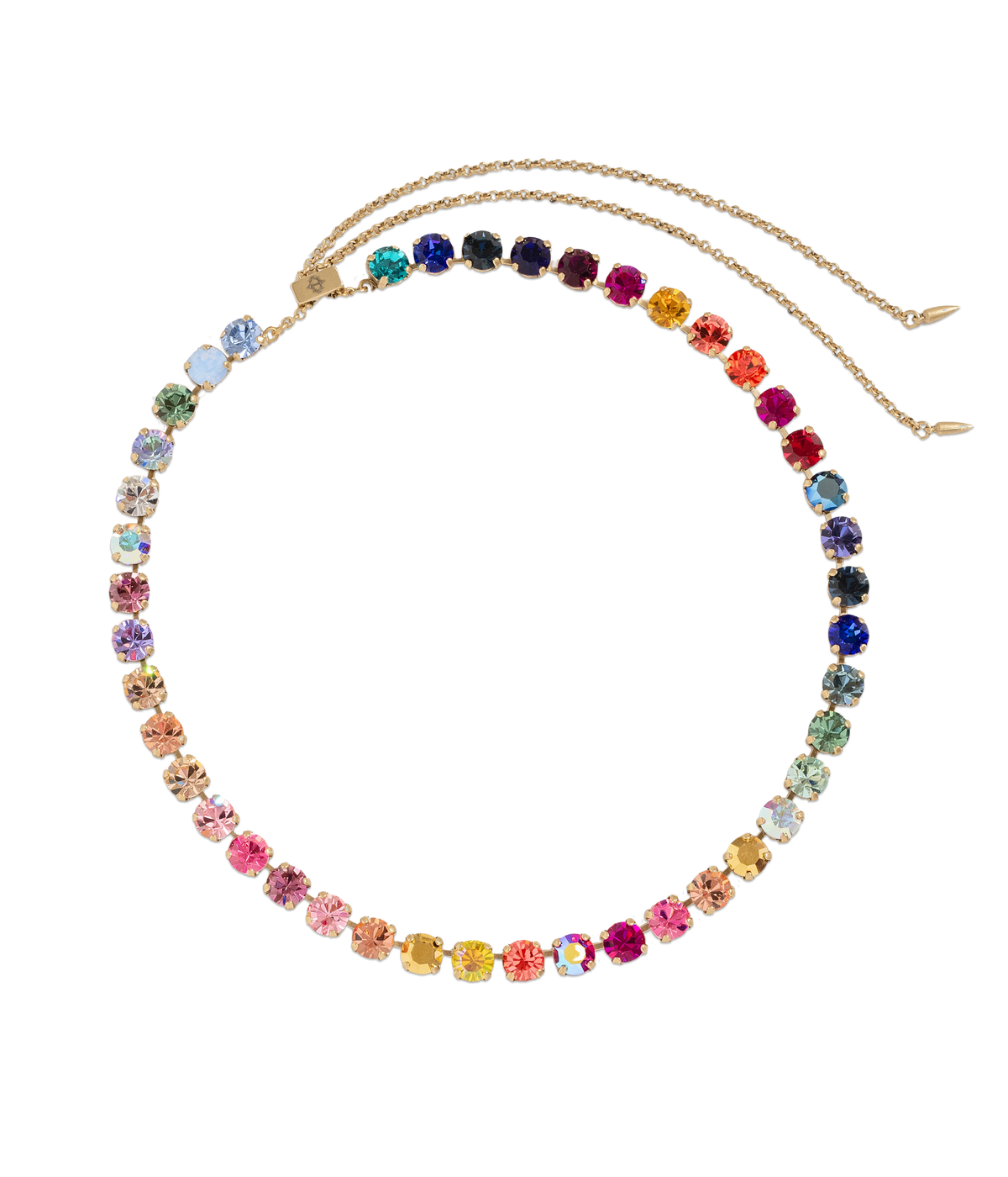 Arista Slider Necklace in Cosmic Ombré - Loren Hope