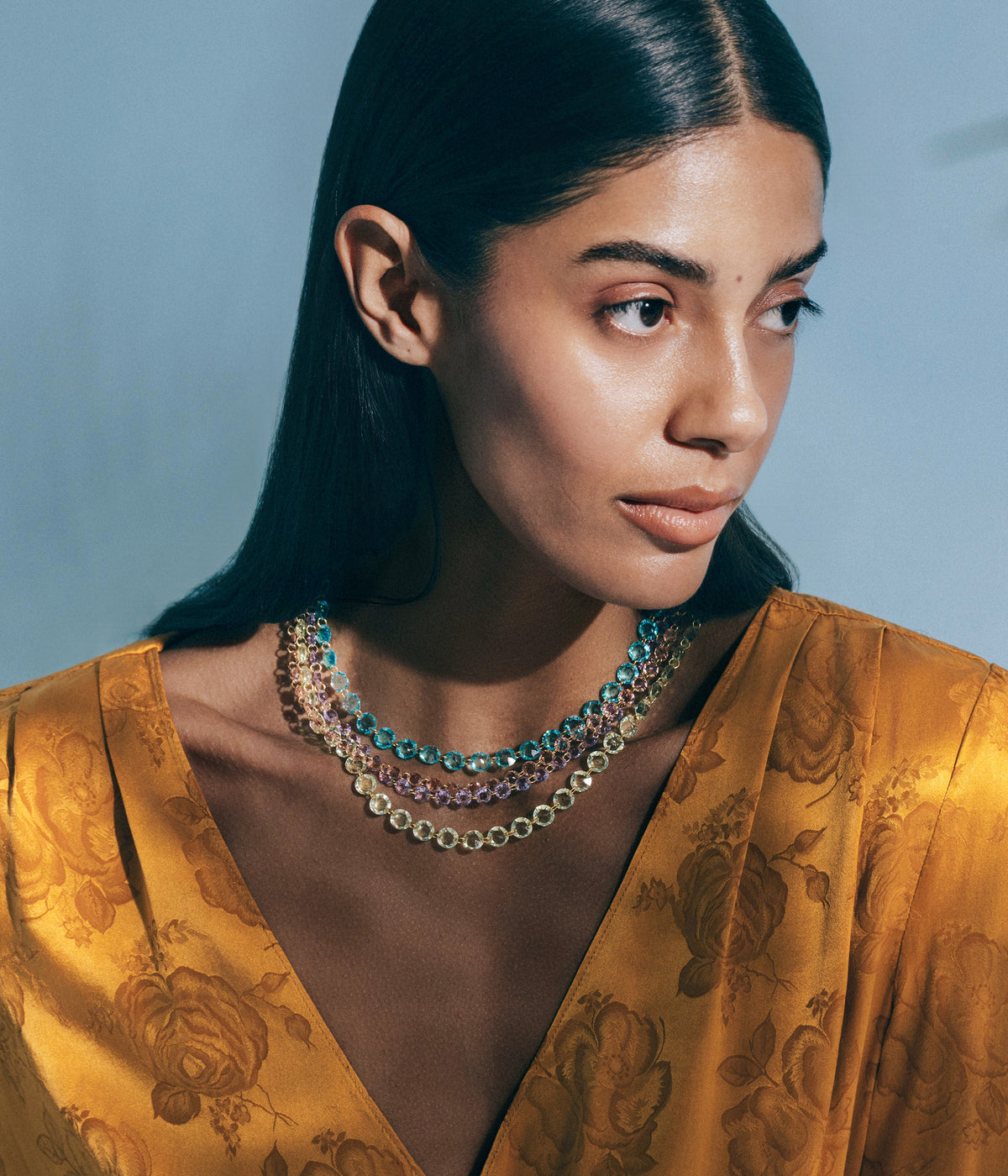 Avalon Necklace in Violet - Loren Hope