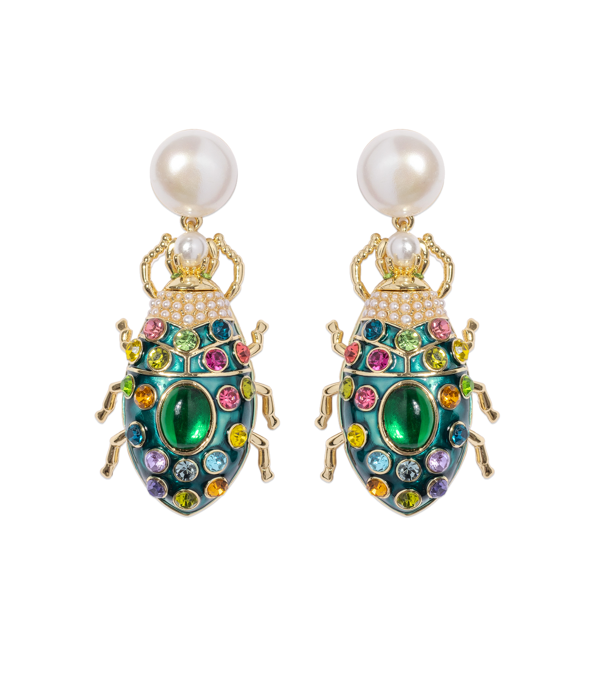 Bibi Beetle Earrings