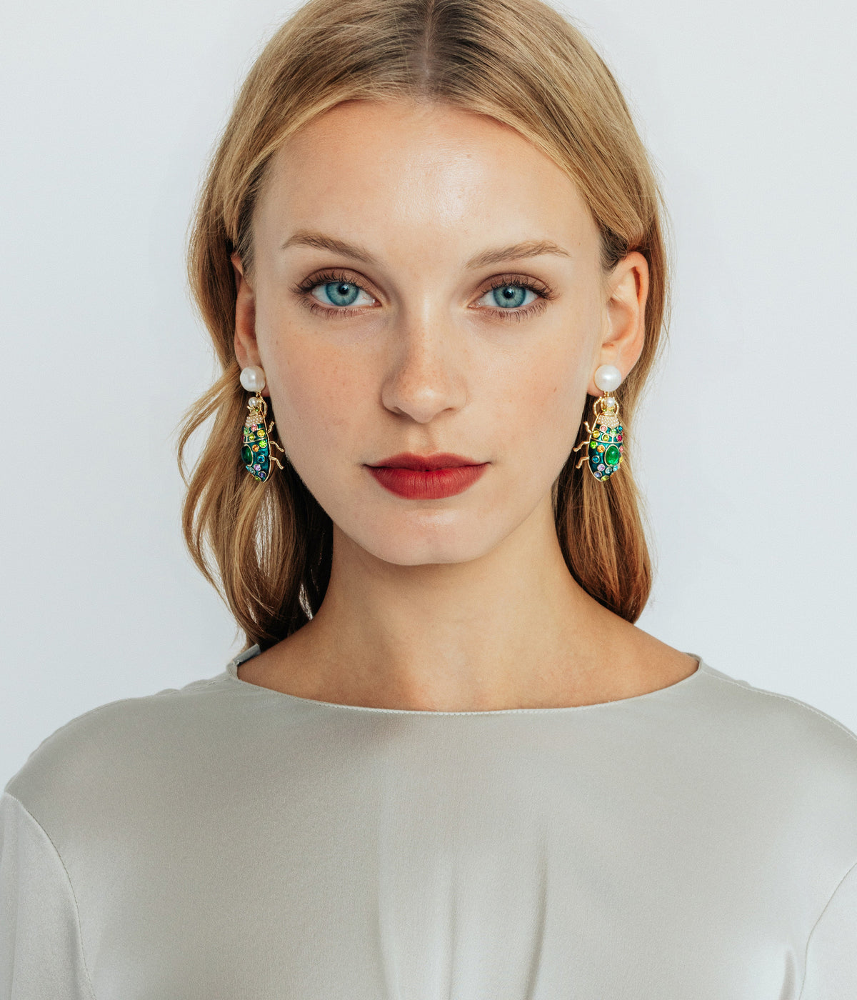 Bibi Beetle Earrings