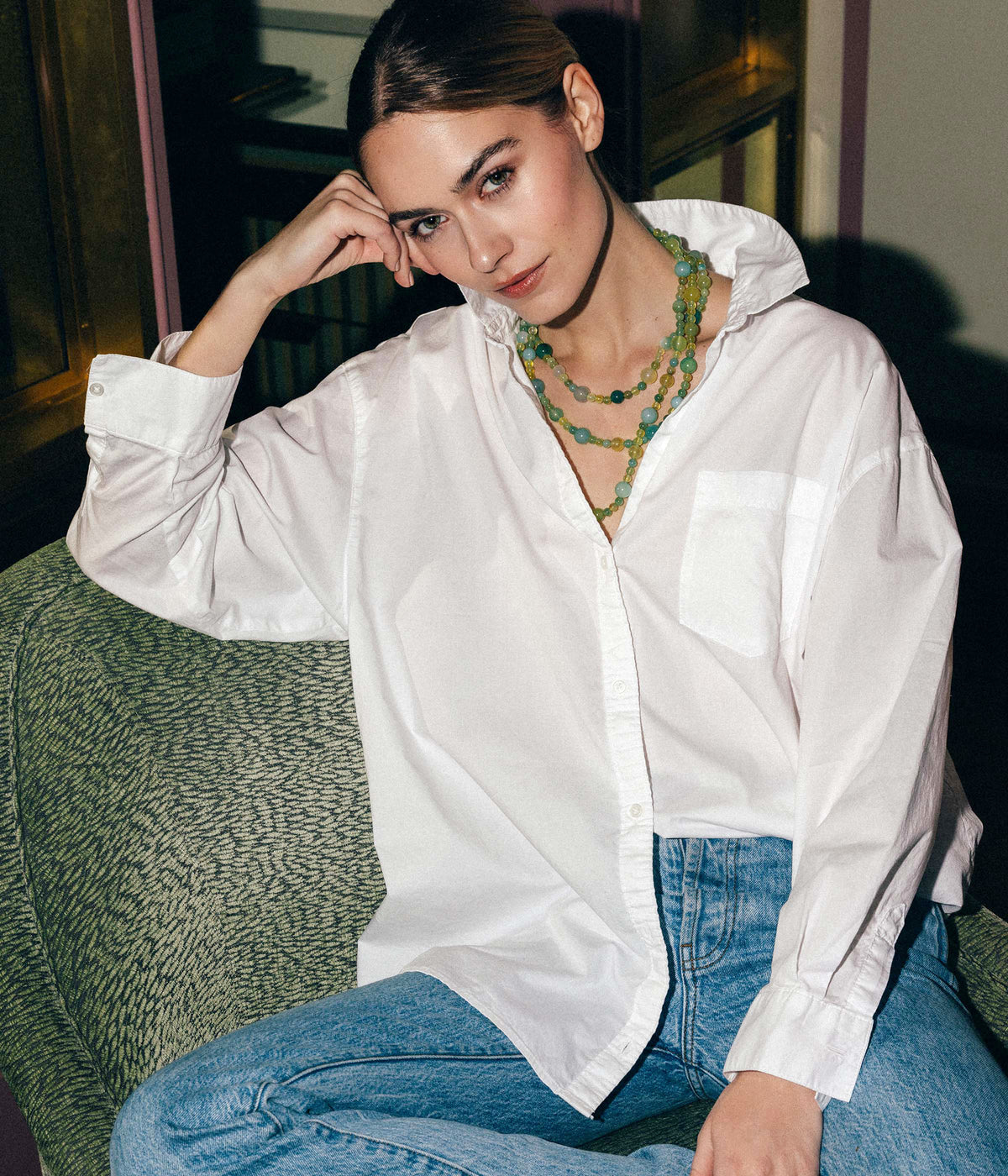 Celina Beaded Strand Necklace - Loren Hope