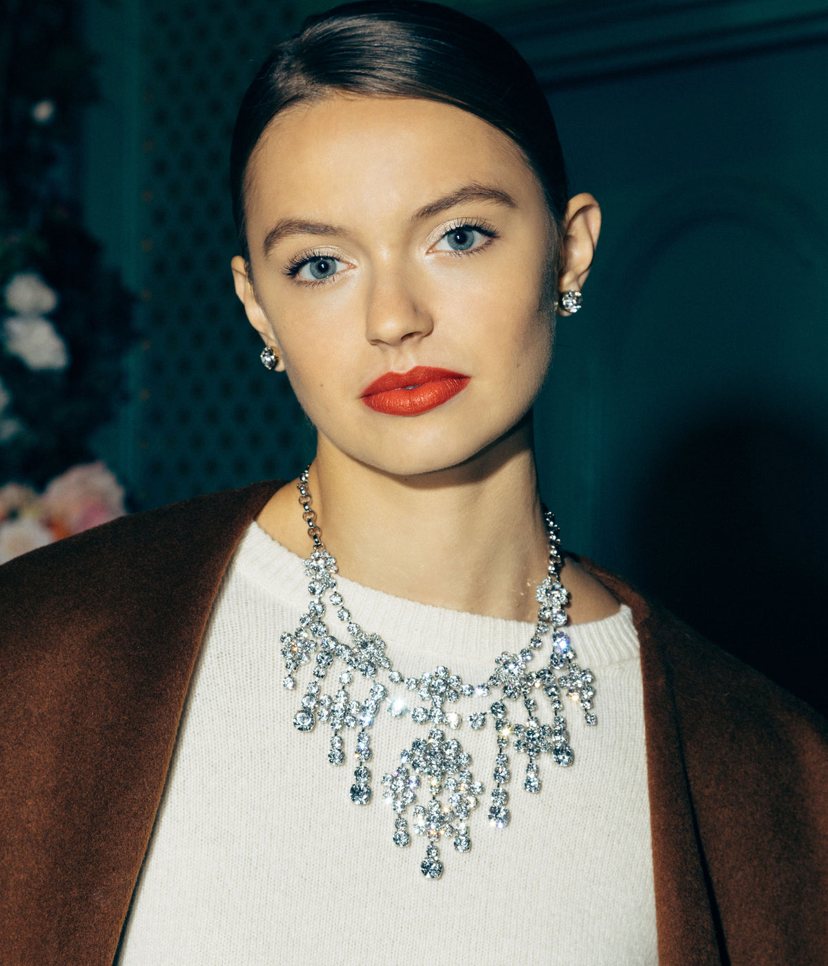 Isabella Crystal Statement Necklace - Loren Hope