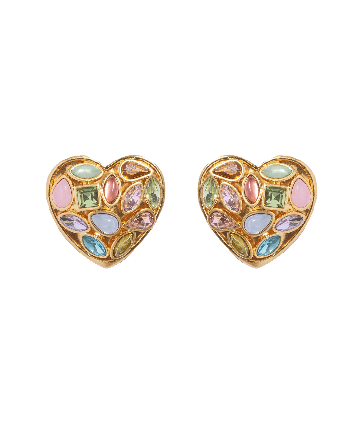 Eliza Heart Earrings - Loren Hope