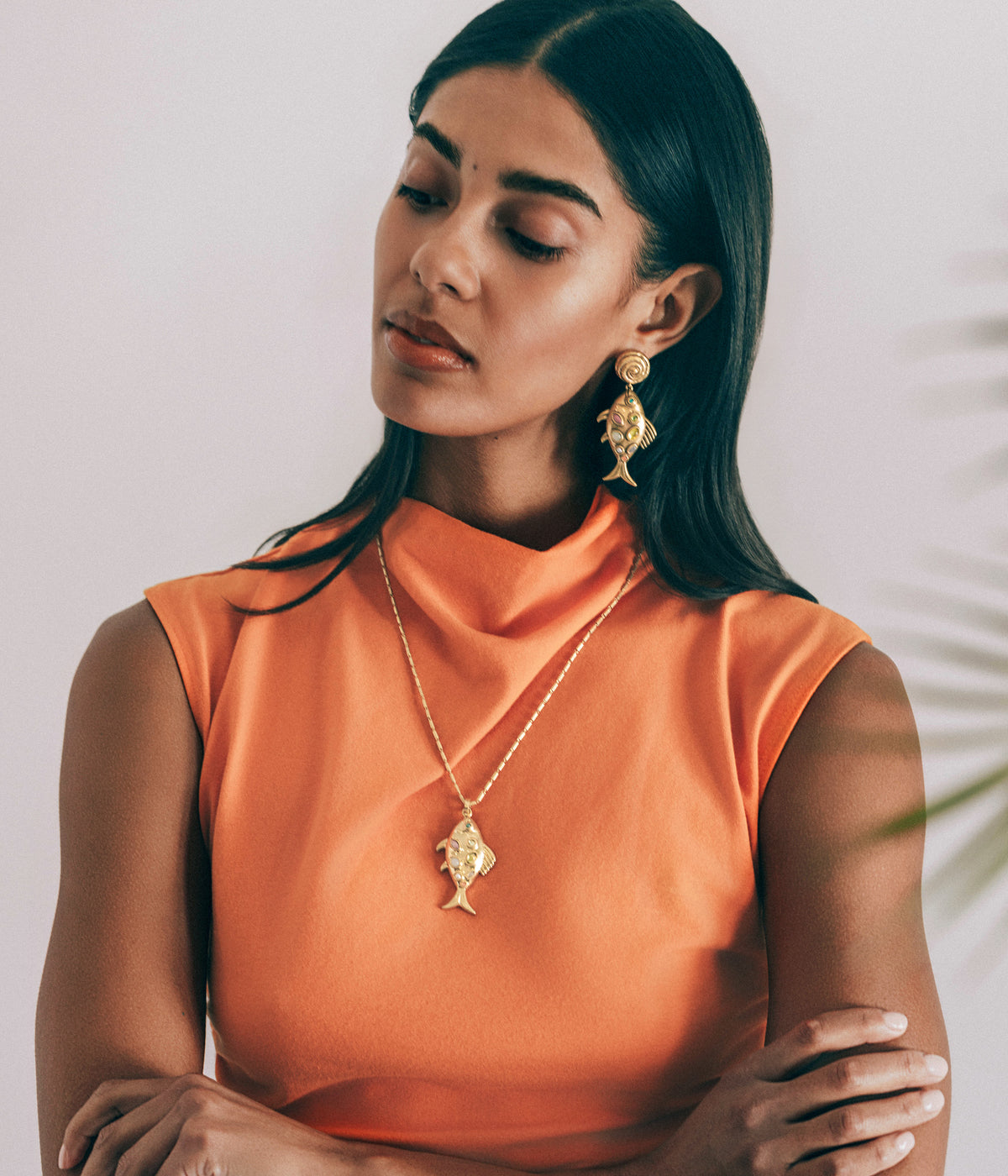 Kamari Fish Necklace - Loren Hope