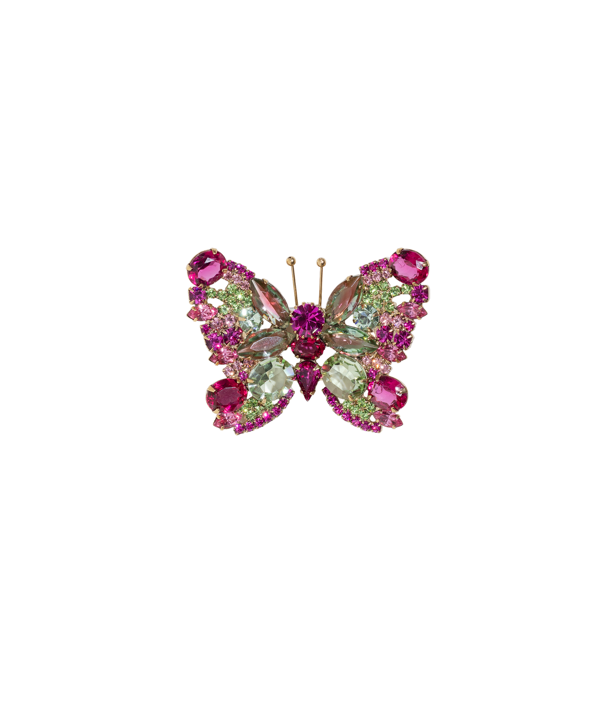 Limited Edition Butterfly in Light Rose / Fuchsia / Chrysolite - Loren Hope