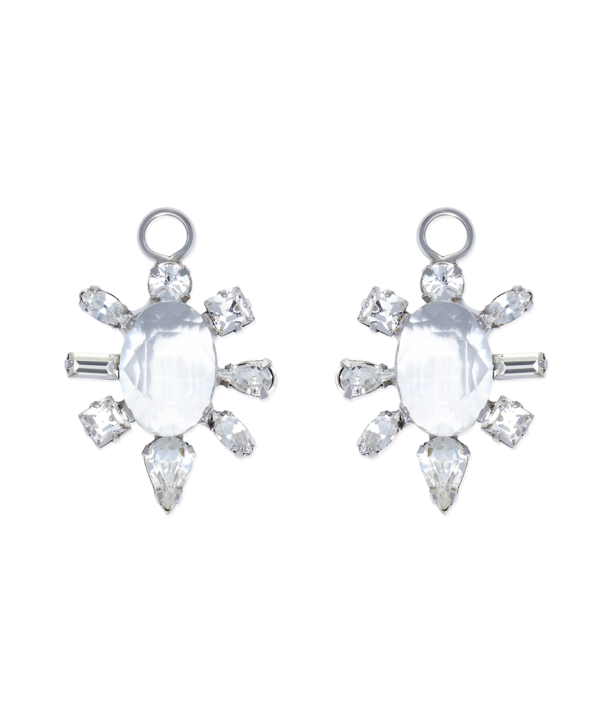 Crystal Burst Huggie Charms - Loren Hope