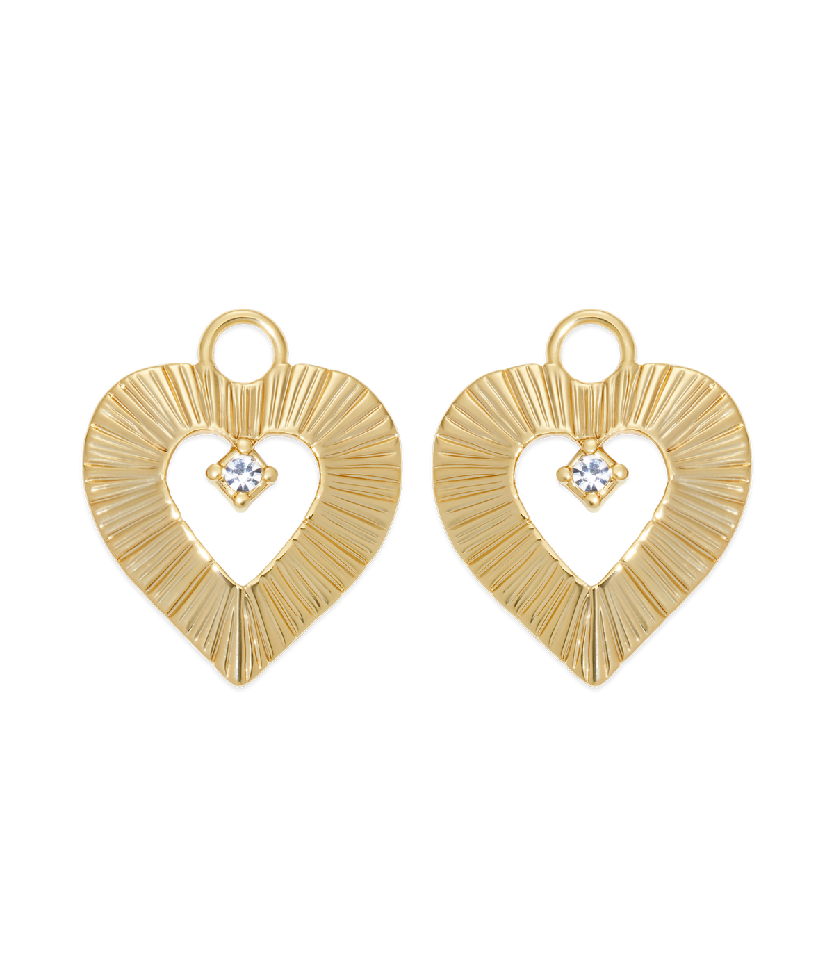 Heart Huggie Charms - Loren Hope