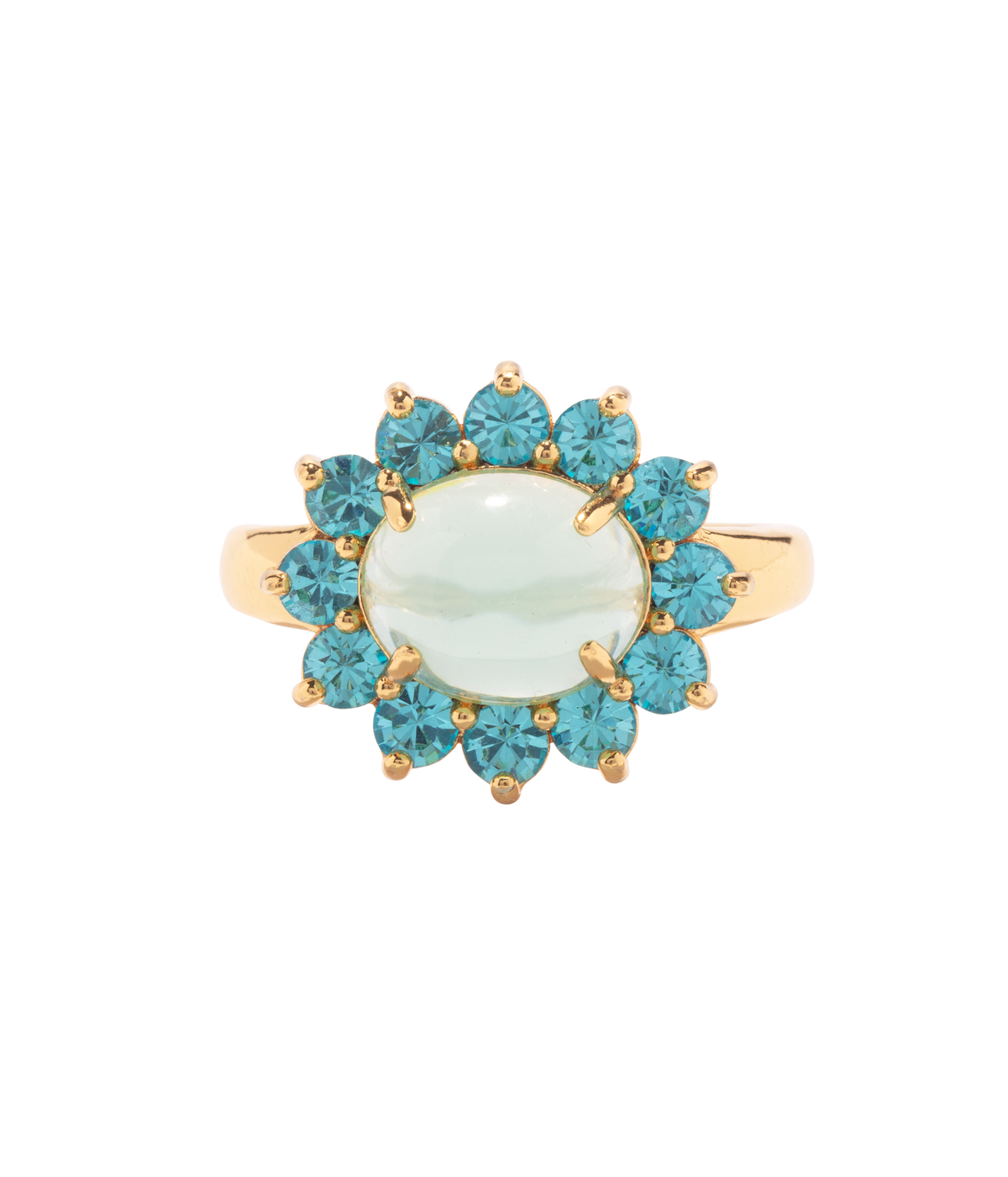 Georgie Ring in Aqua - Loren Hope