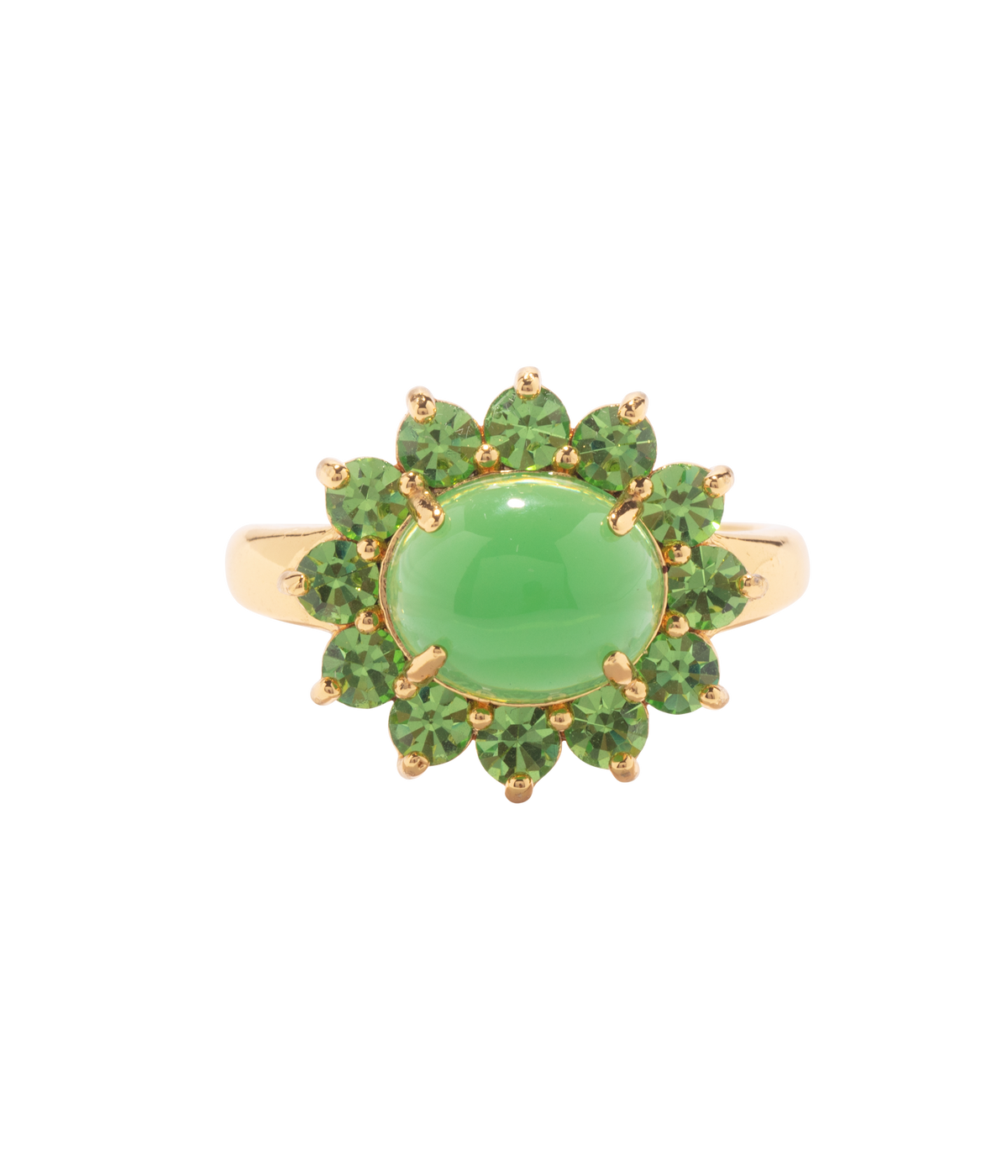 Georgie Ring in Green - Loren Hope