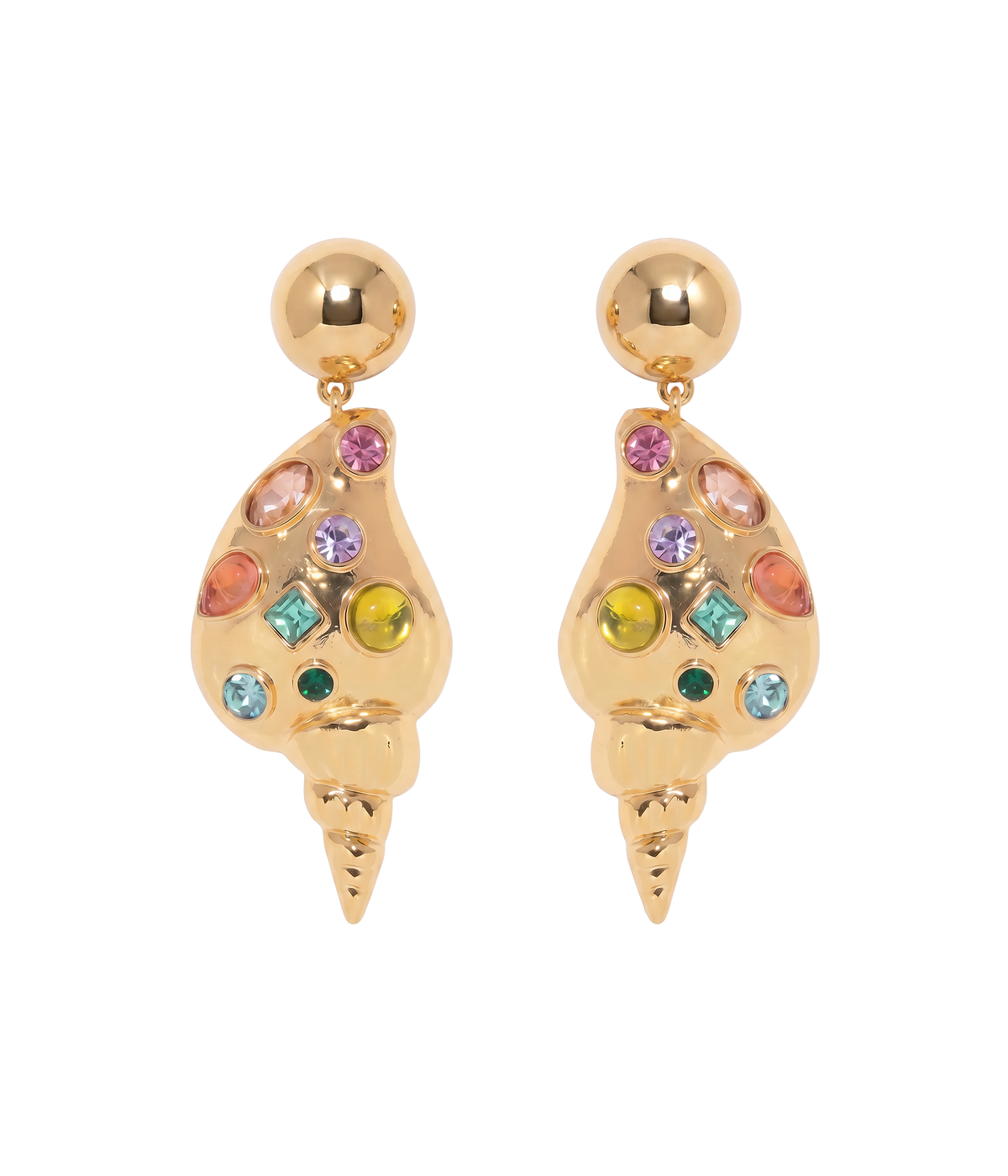 Sandy Shell Earrings - Loren Hope