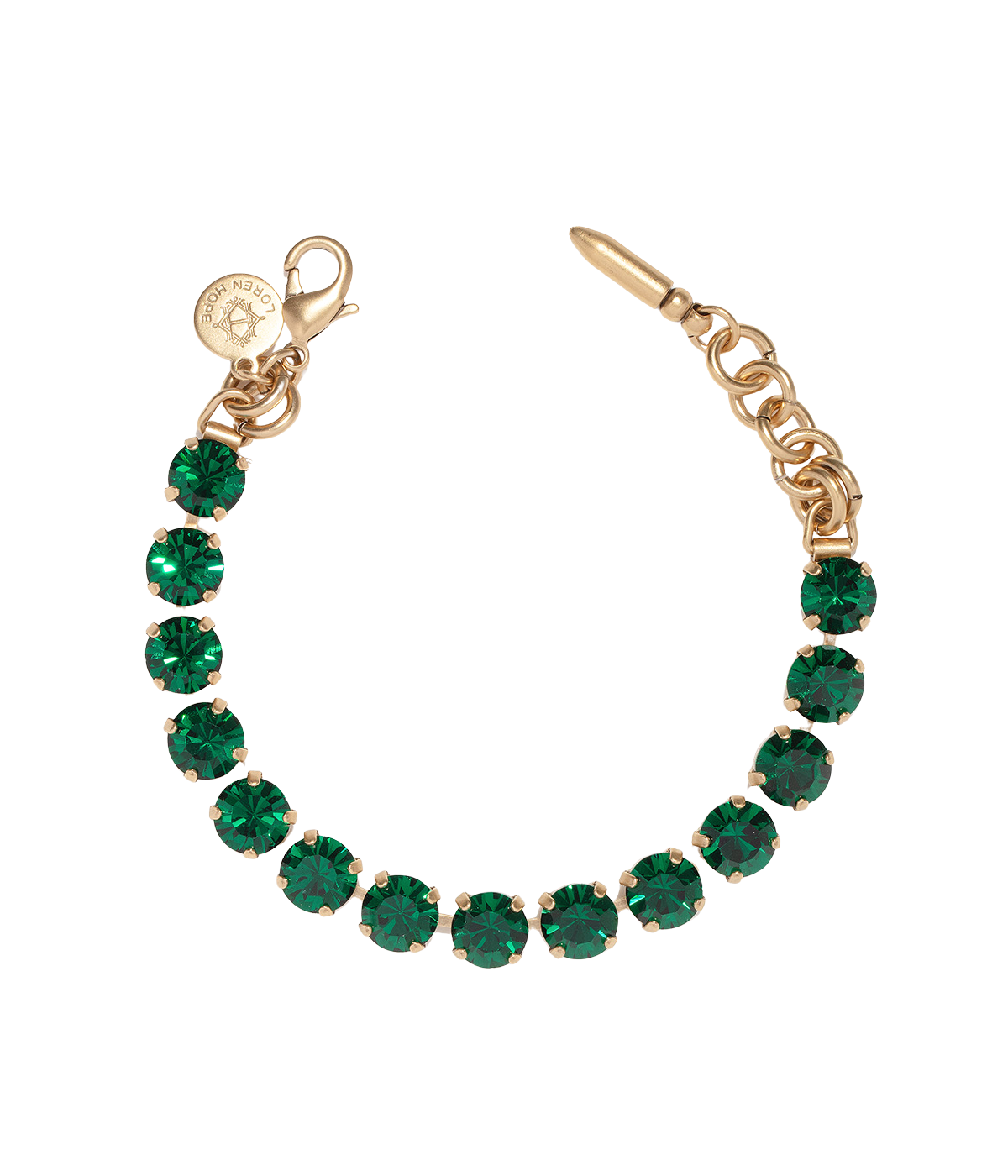 Arista Bracelet in Emerald - Loren Hope