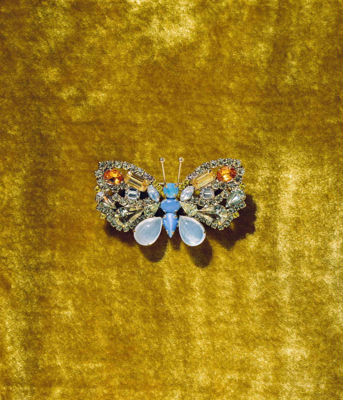 Butterfly in Blue Opal / Jonquil / White Opal - Limited Edition of 20 - Loren Hope