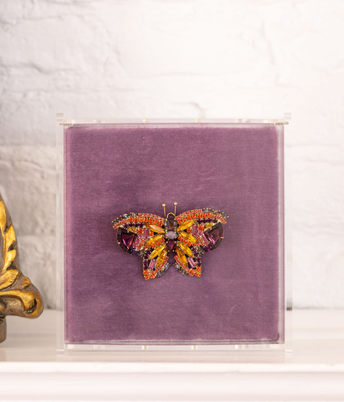 Medium Butterfly in Topaz / Amethyst / Hyacinth