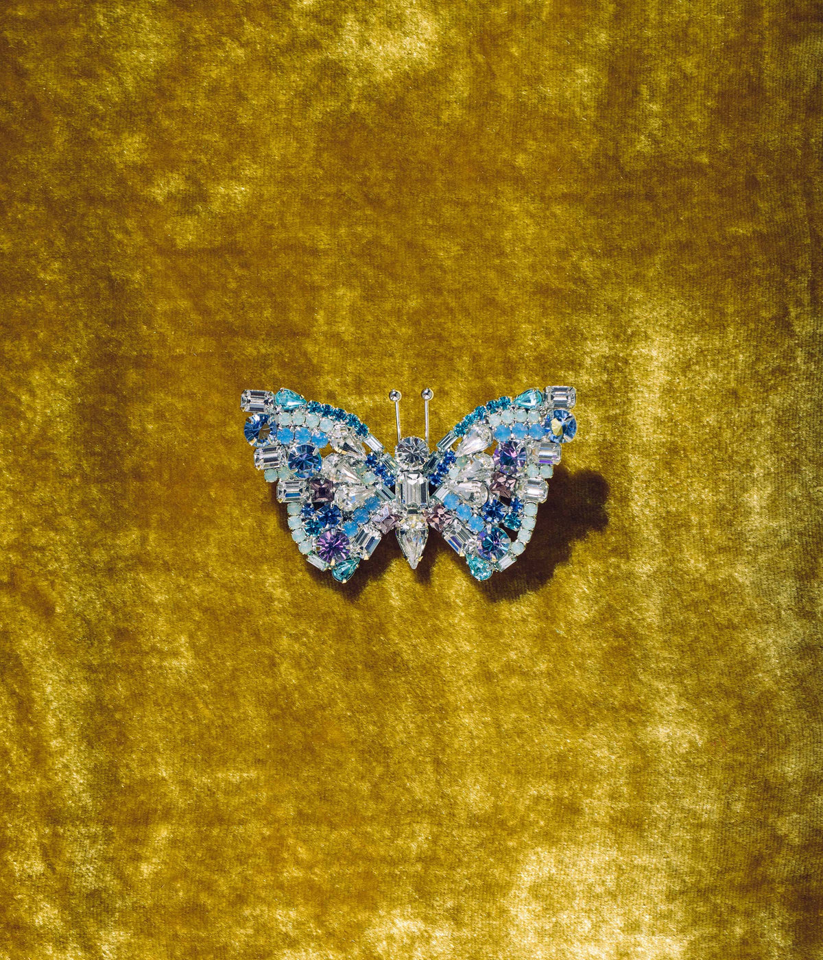 Butterfly in Aqua / Crystal / Chrysolite - Limited Edition of 20 - Loren Hope