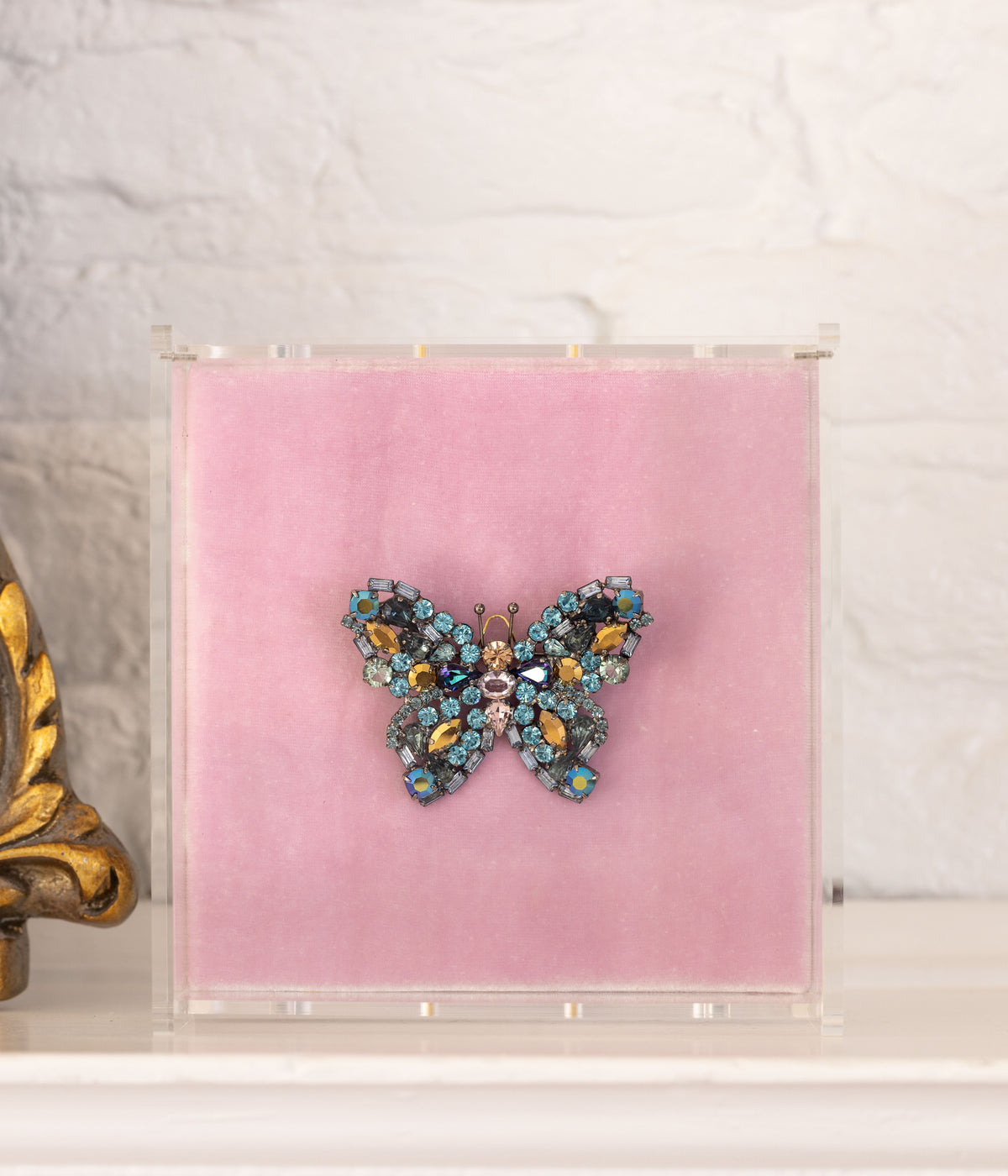 Small Butterfly in Aqua / Aurum / Rosaline