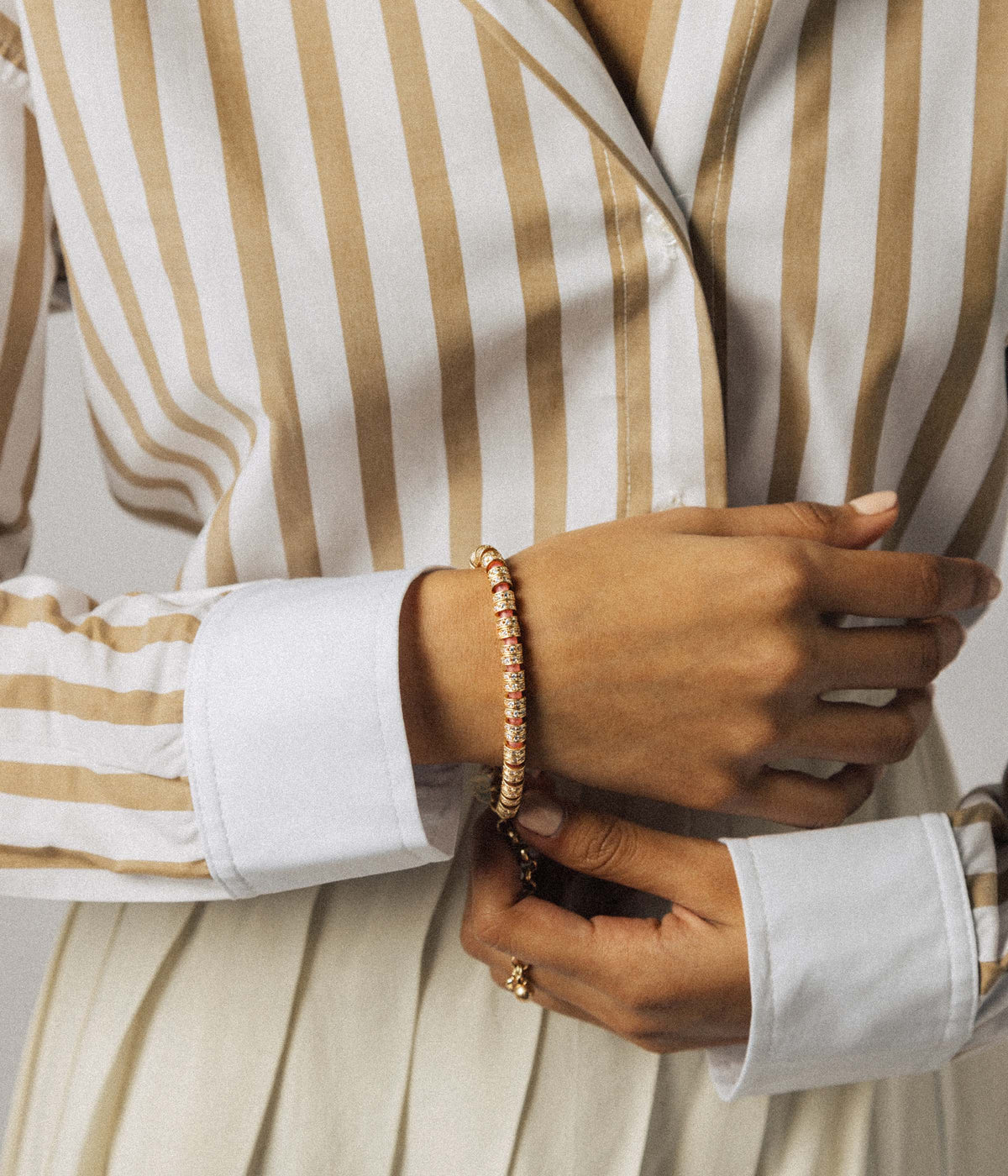 Manon Bracelet in Coral - Loren Hope
