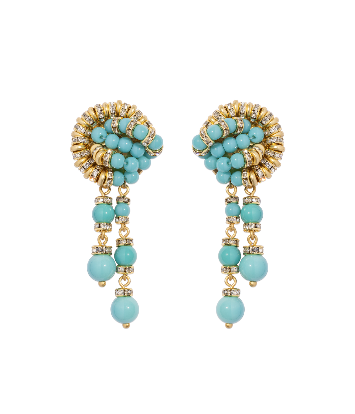 Marcella Earrings in Turquoise - Loren Hope