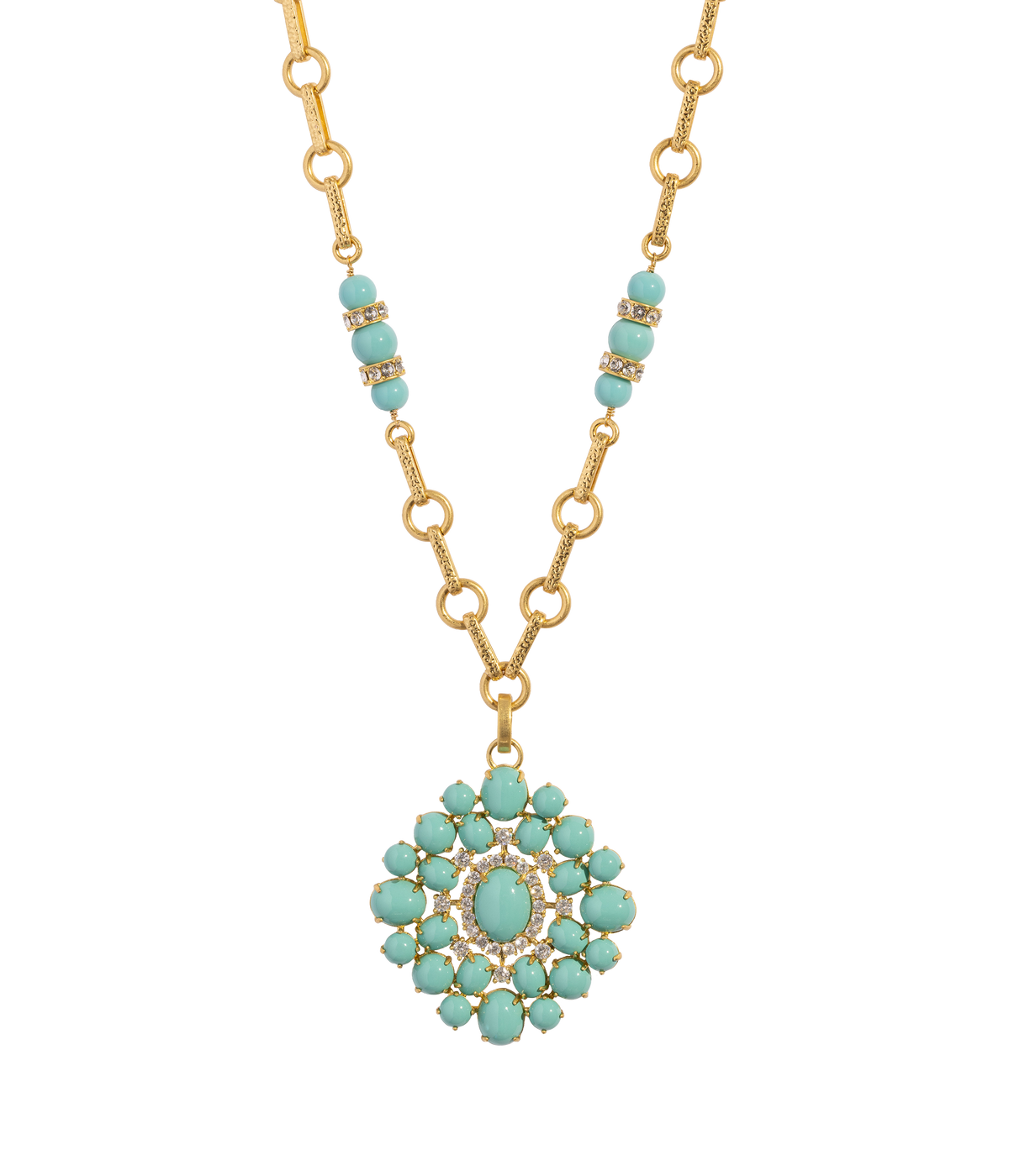Marcella Necklace in Turquoise - Loren Hope