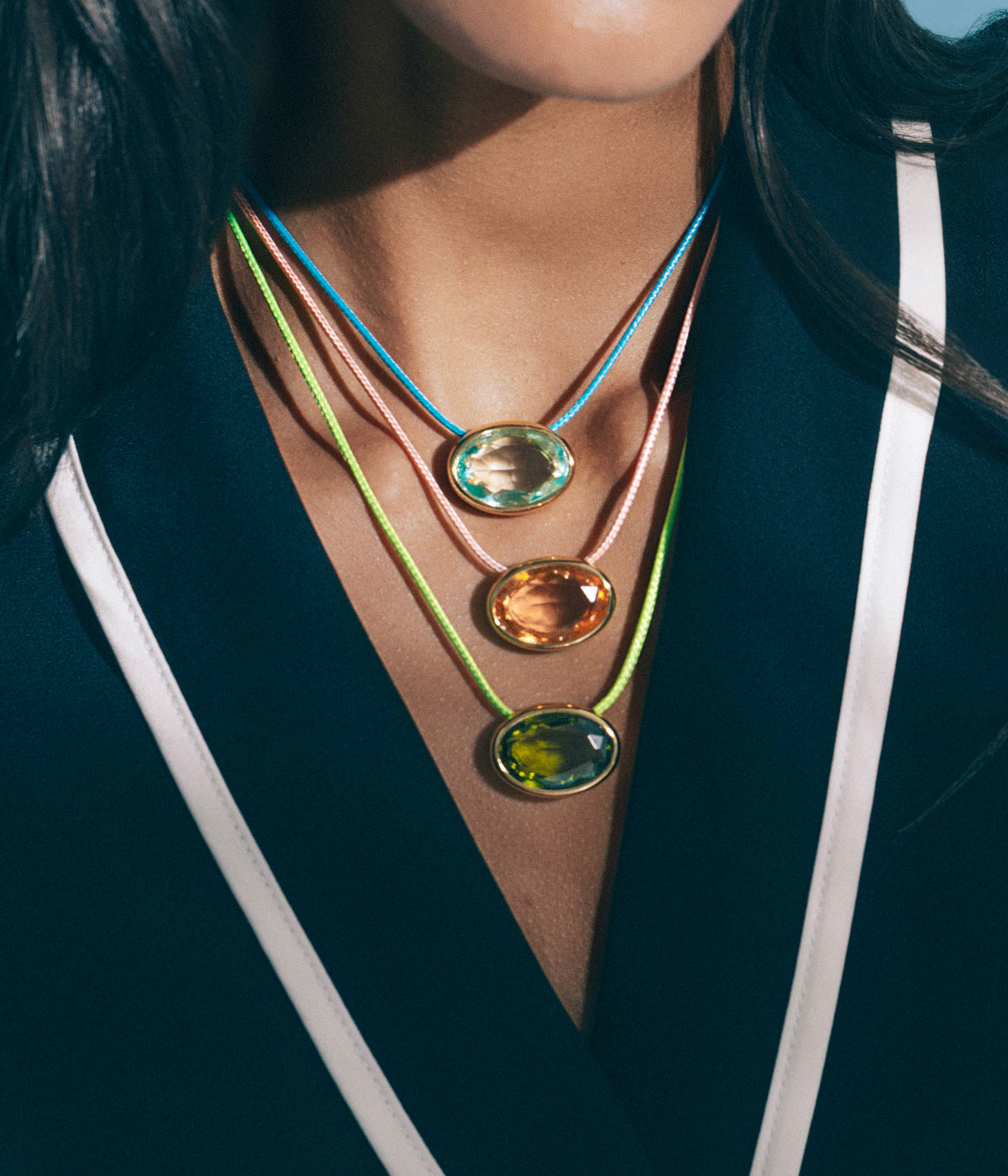 Marisol Necklace in Aqua - Loren Hope