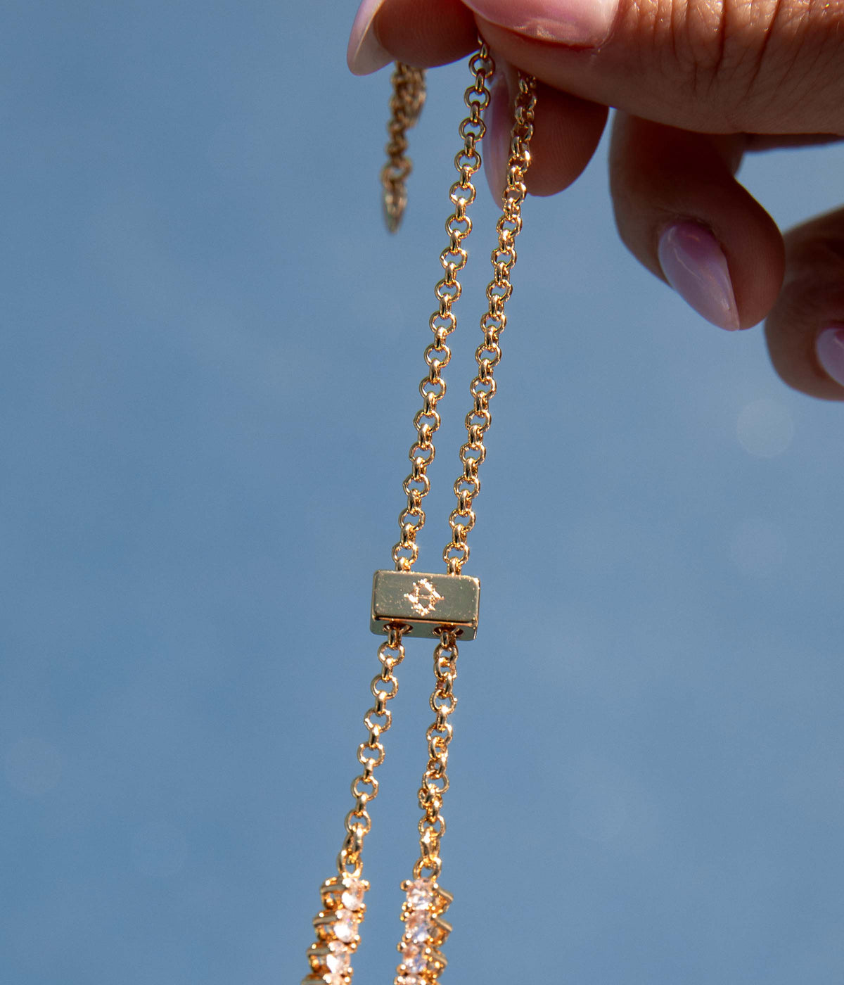 Mercer Slider Tennis Necklace - Loren Hope