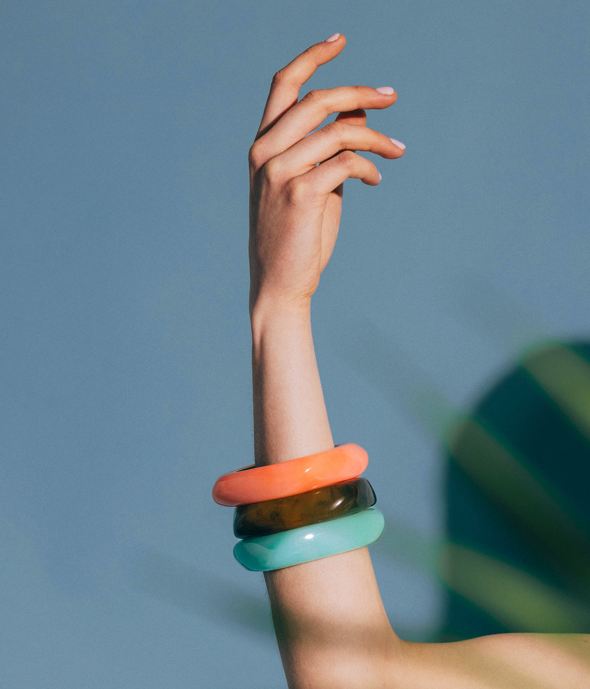 Paloma Bangle Bracelet in Tortoise - Loren Hope