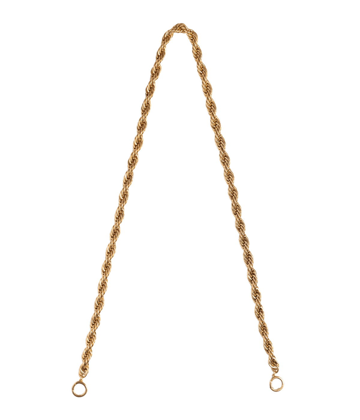 The Ora Bag with Rope Chain Shoulder Strap in Black - Loren Hope