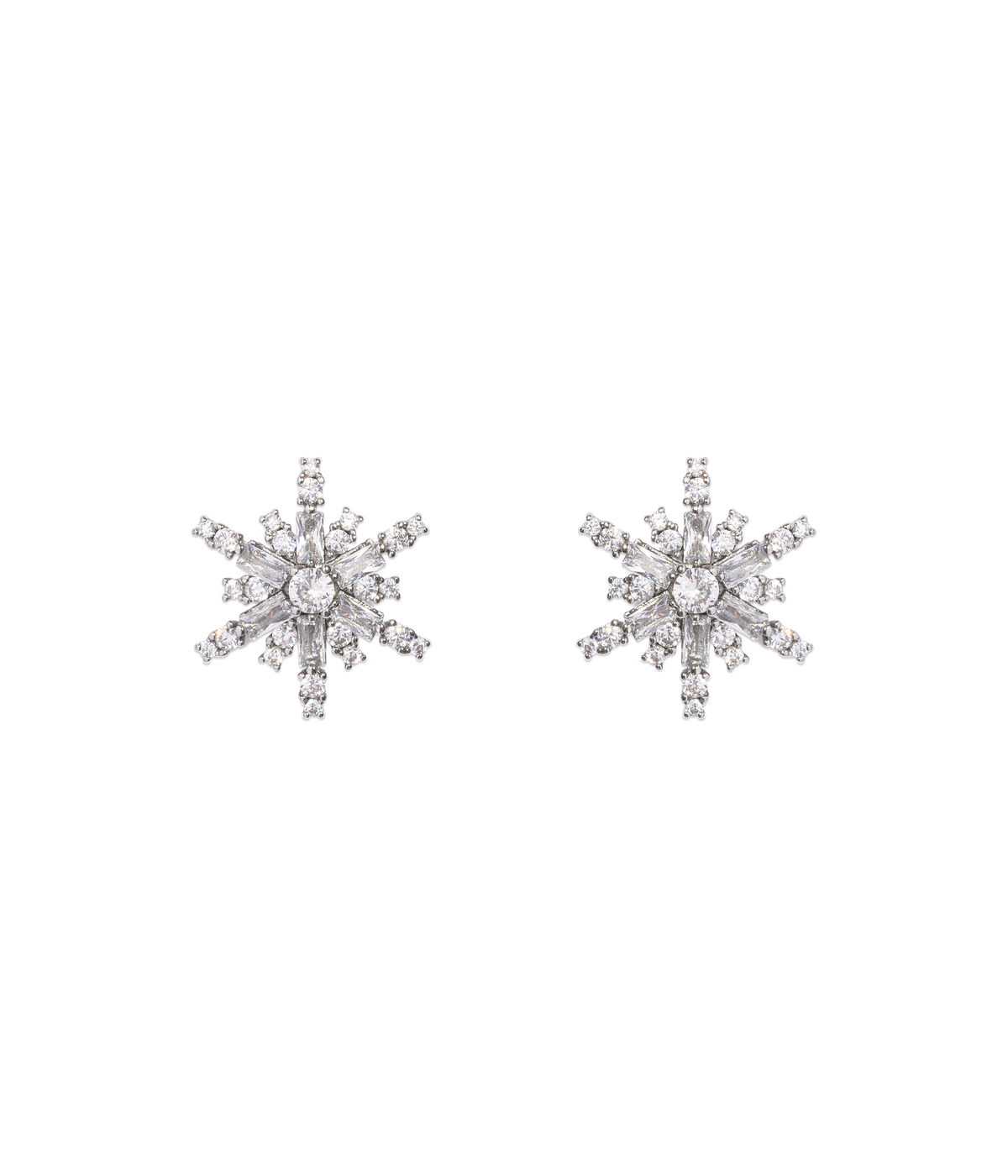 Snowflake Stud Earrings