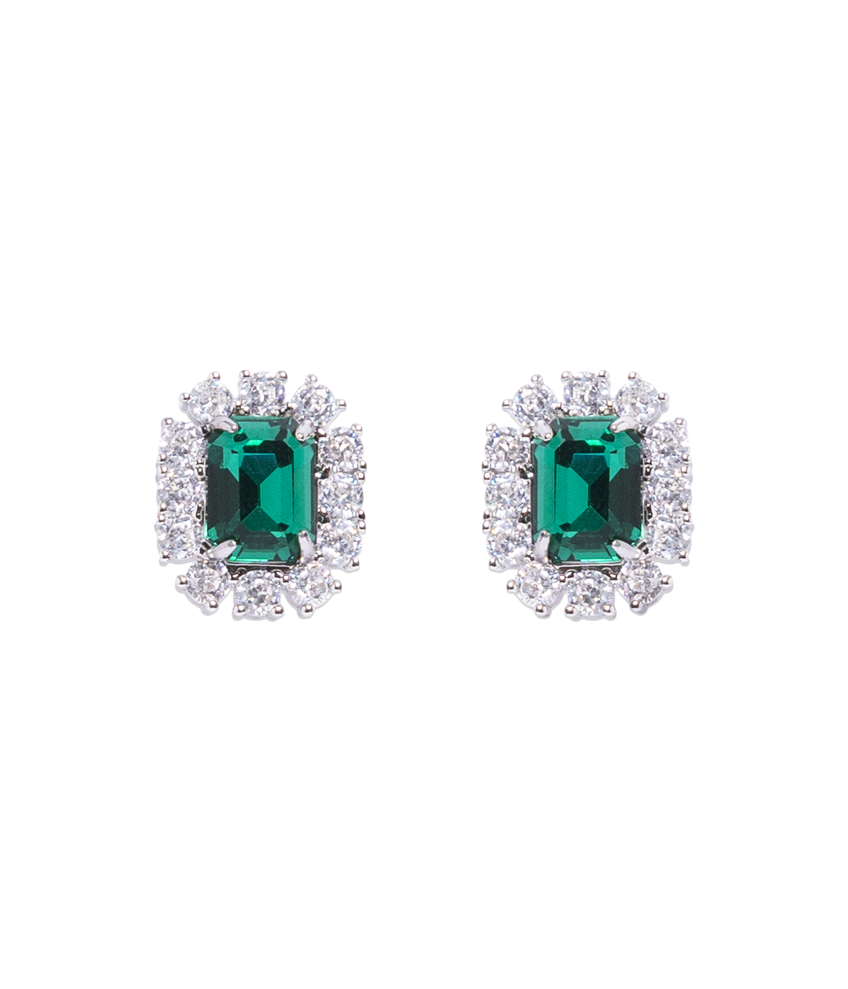 Tati Studs in Emerald - Loren Hope