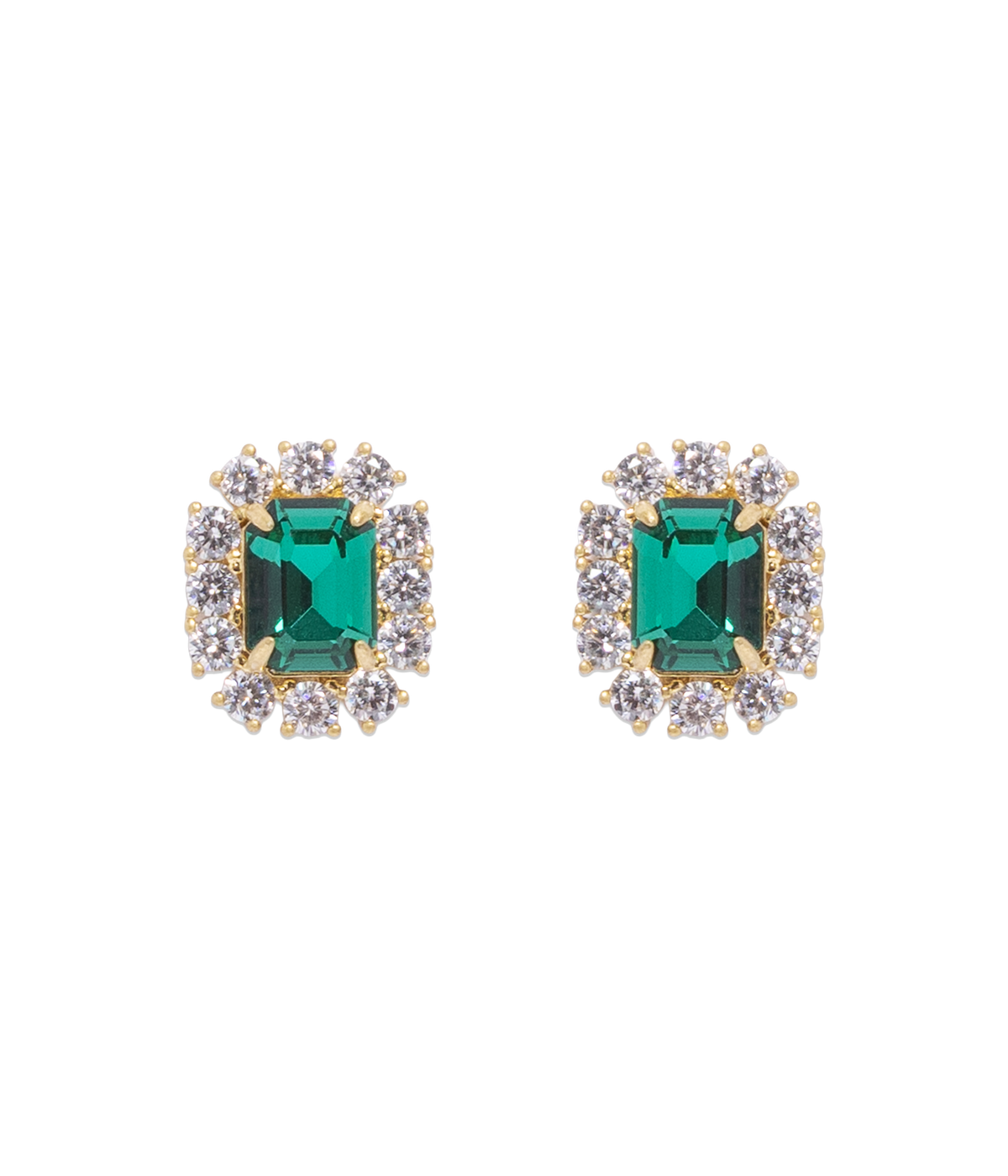 Tati Studs in Emerald - Loren Hope