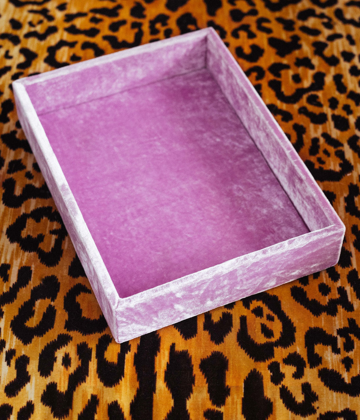 Stackable Silk Velvet Jewelry Tray in Berry - Loren Hope