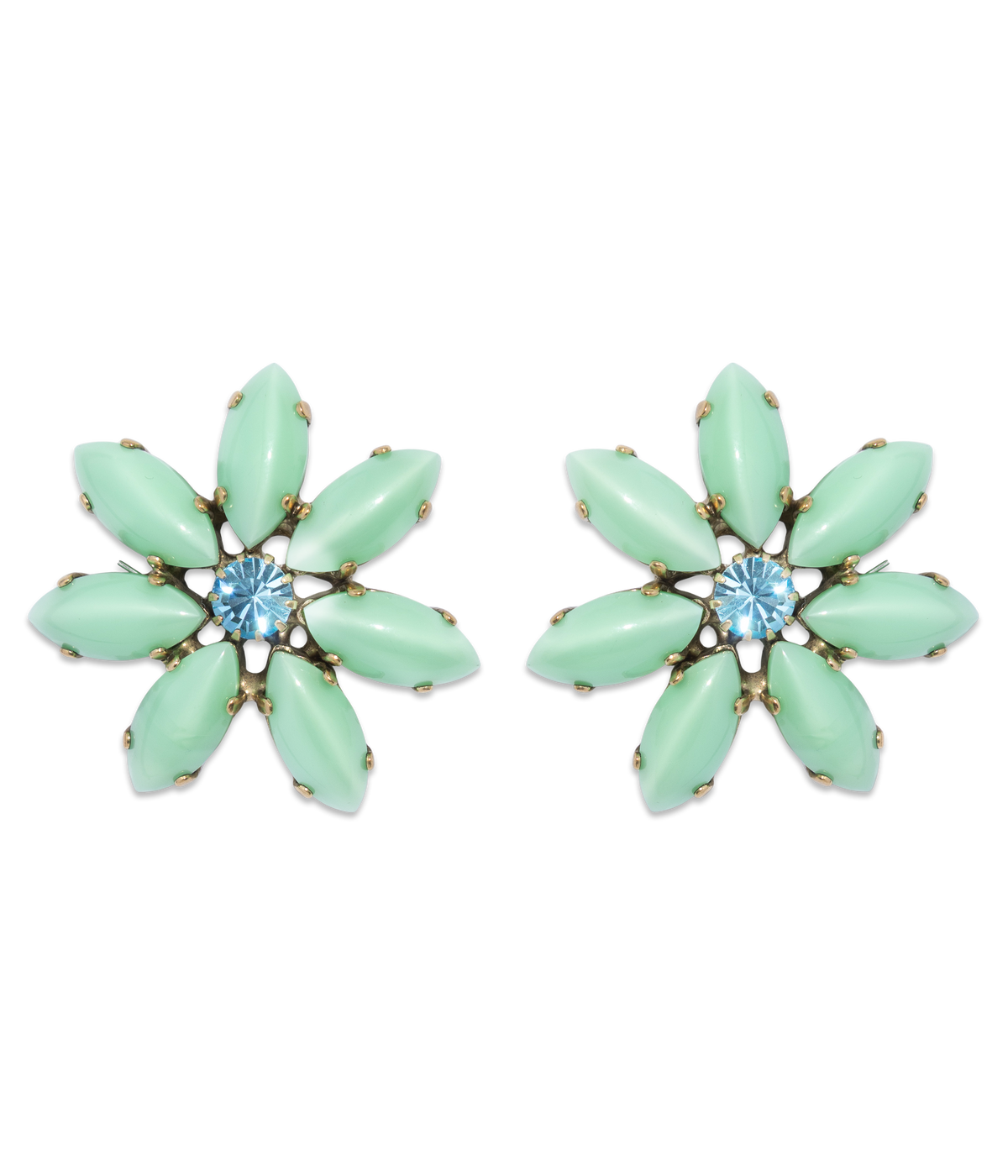 Violetta Earrings in Mint - Loren Hope