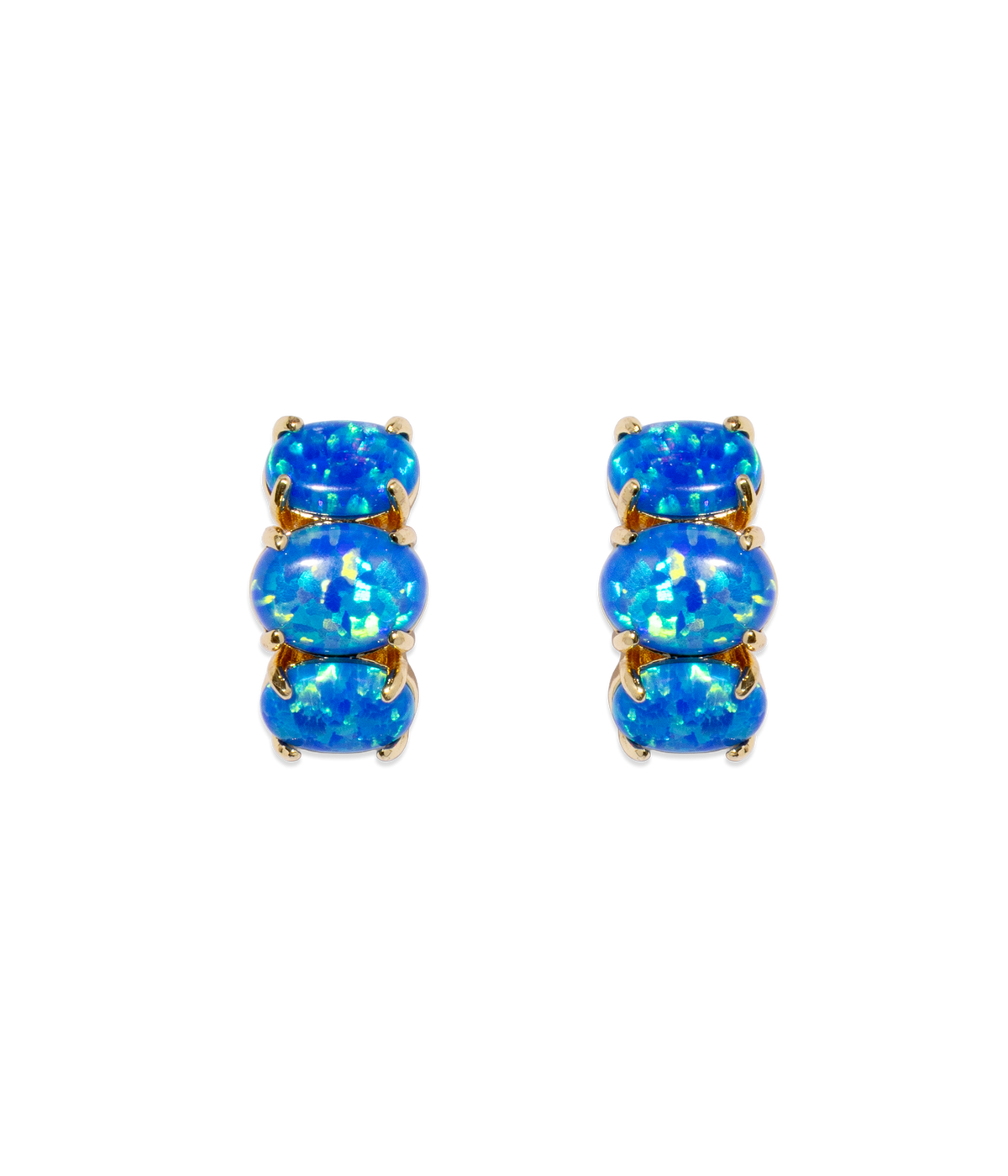 Nola Studs in Blue Opal - Loren Hope
