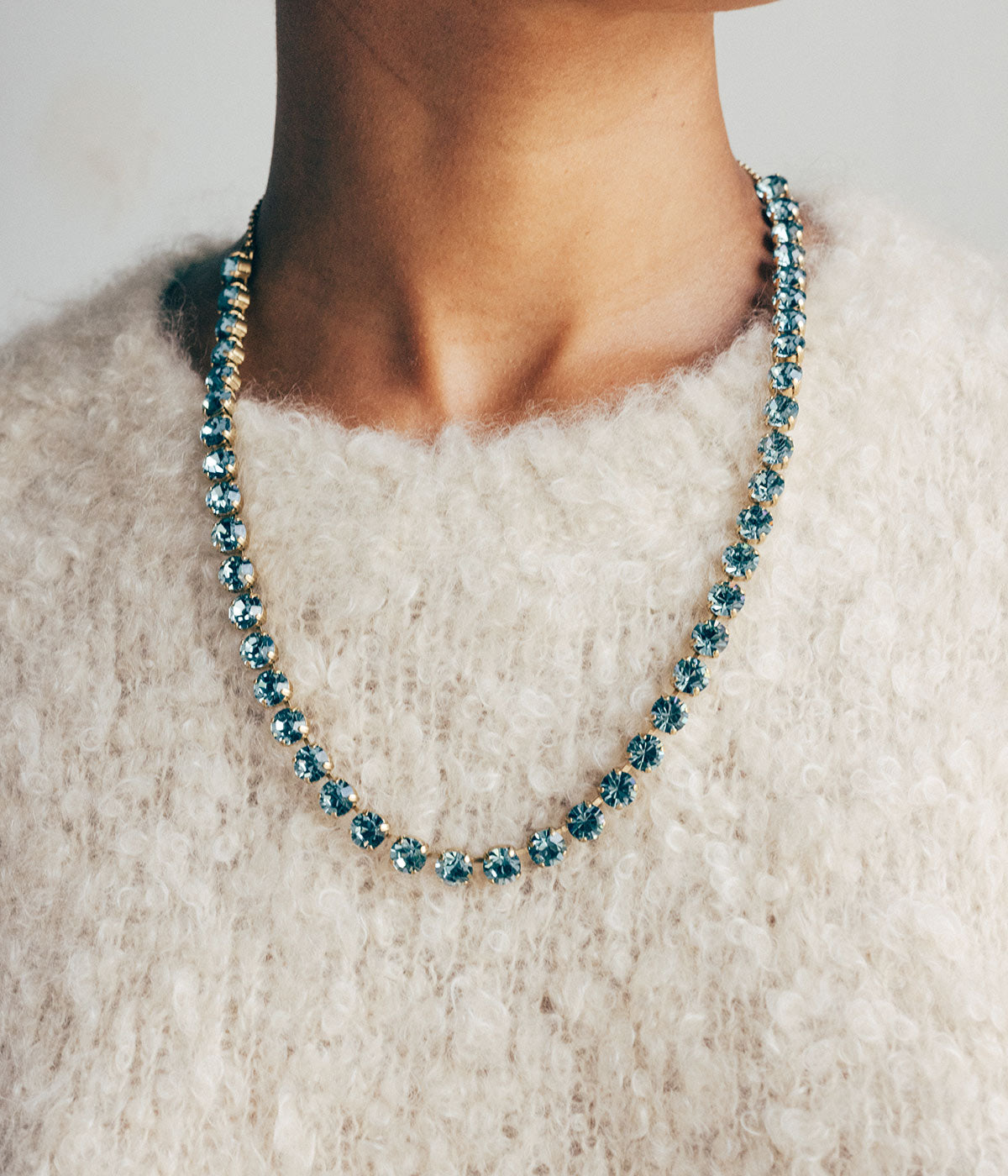 Arista Slider Necklace in Vintage Rose - Loren Hope