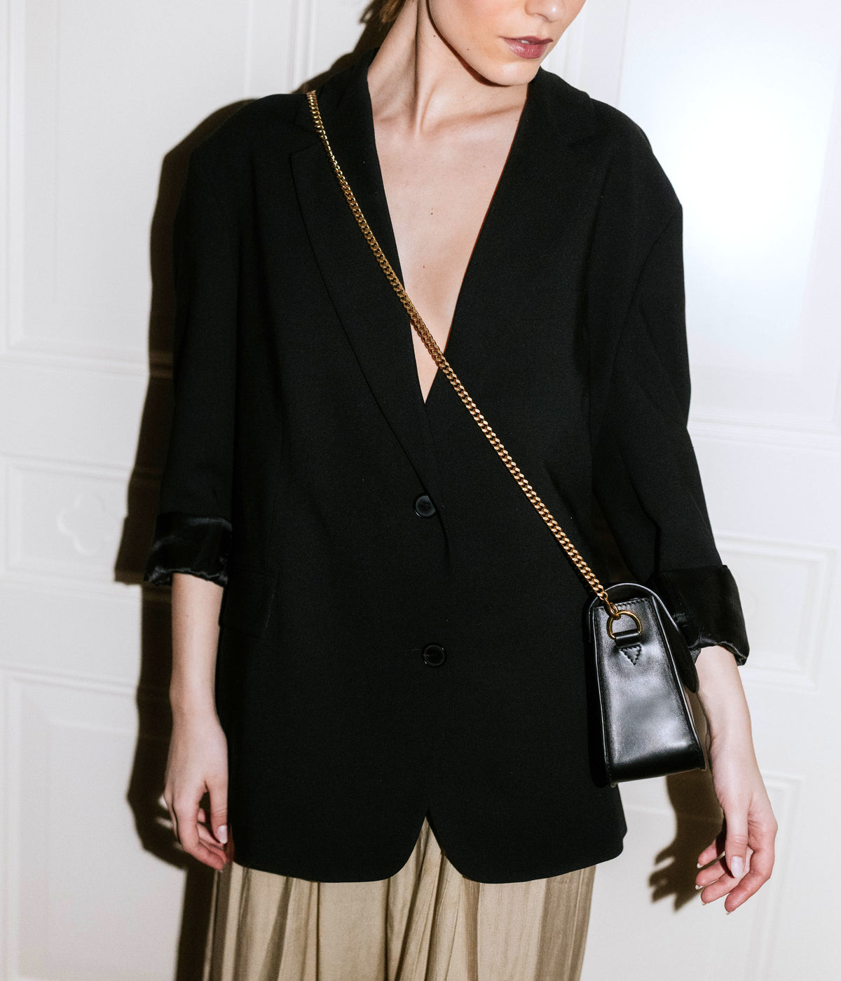 Curb Chain Crossbody Strap - Loren Hope